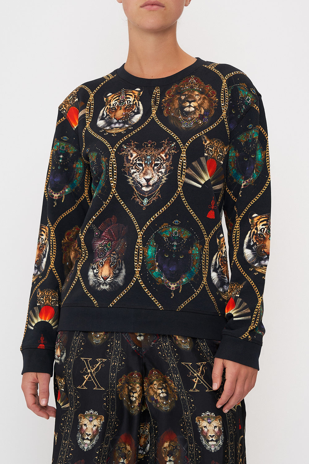 ROUND NECK SWEATER JAGGIS JEWELS