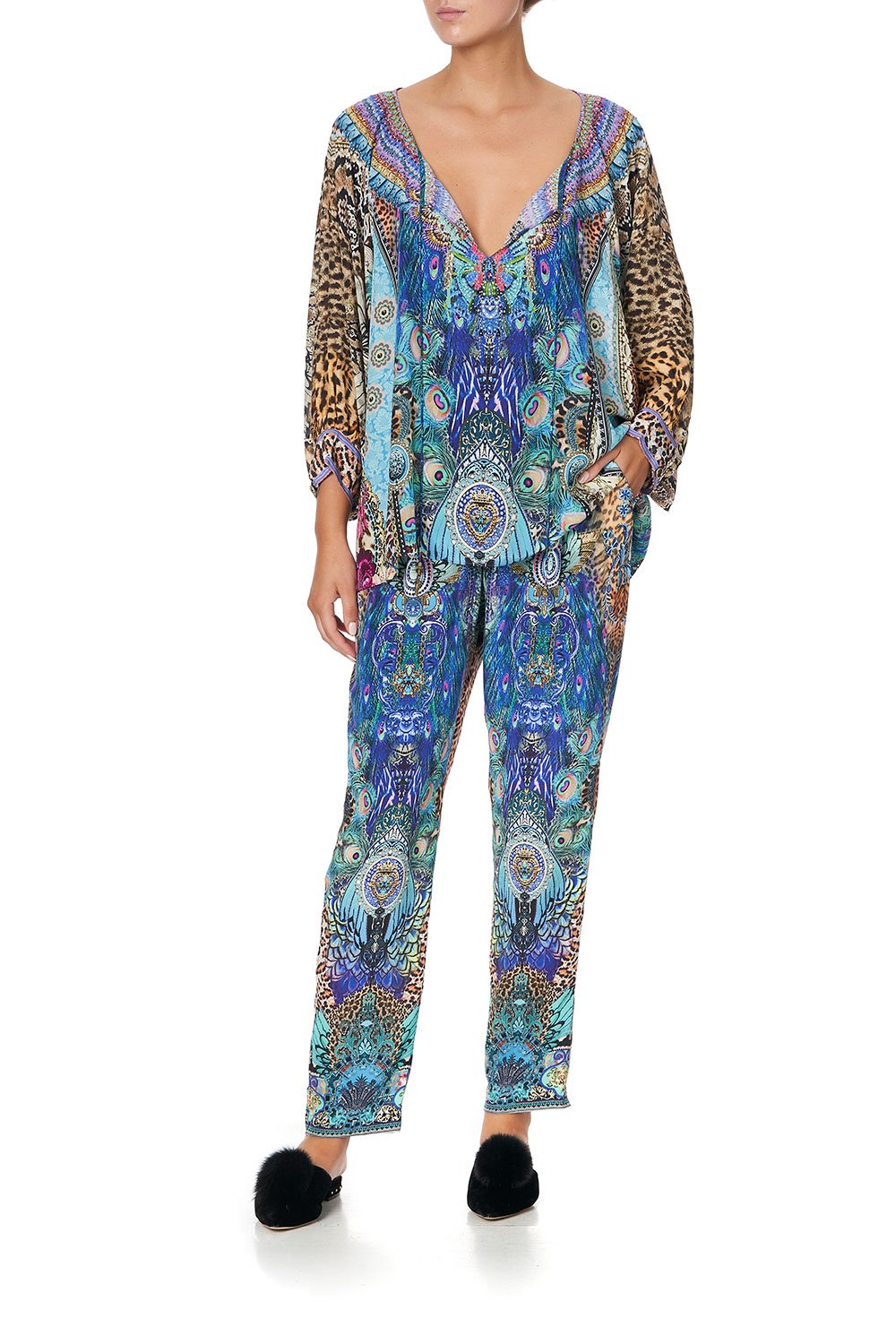 RAGLAN SLEEVE BLOUSE WITH CUFF BASILICA BEEUTY