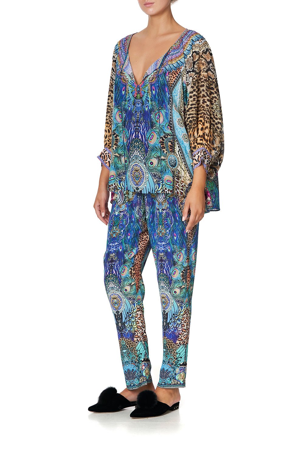 RAGLAN SLEEVE BLOUSE WITH CUFF BASILICA BEEUTY