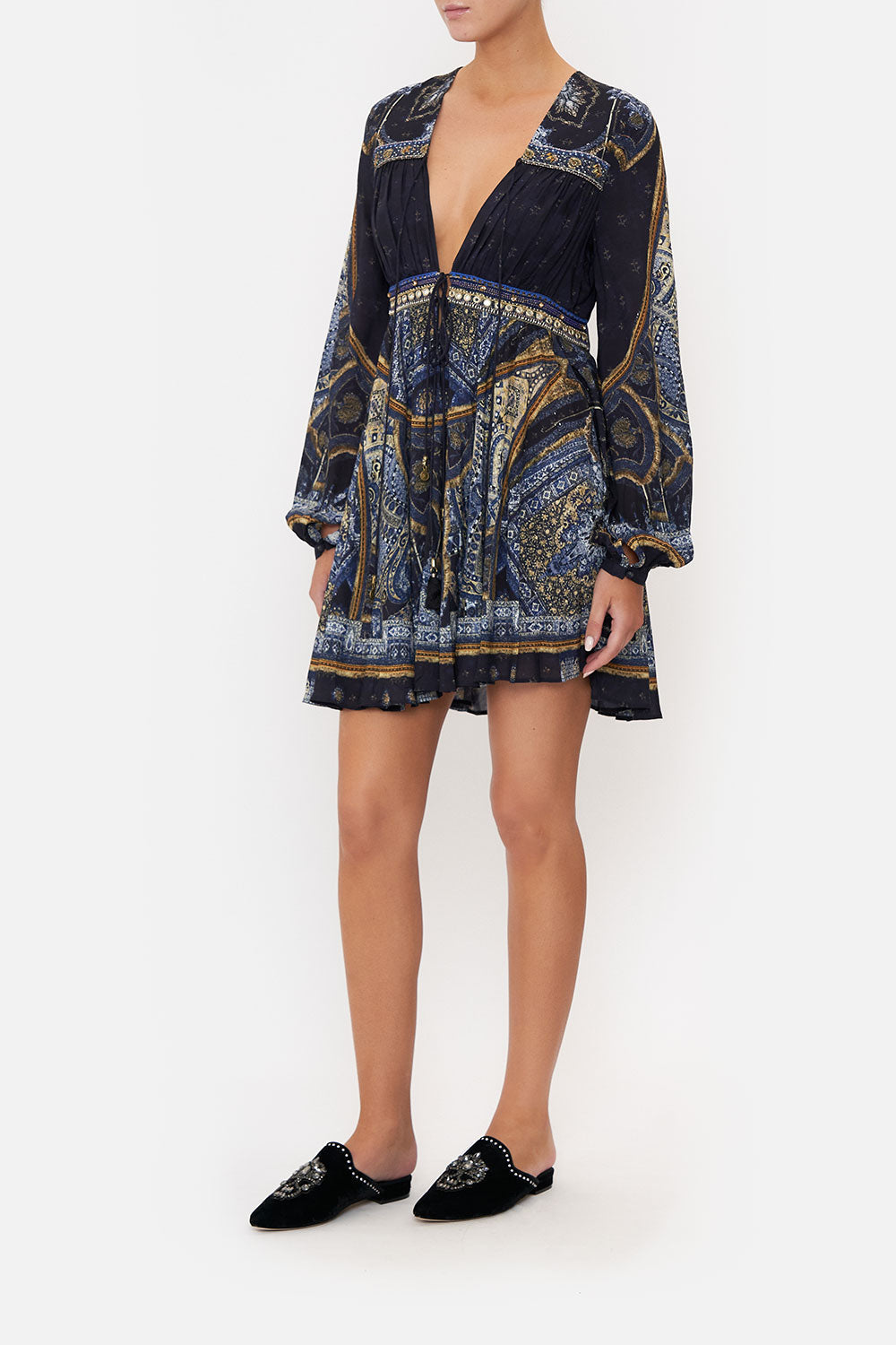 SHORT PEASANT DRESS FOREVER FAMILY