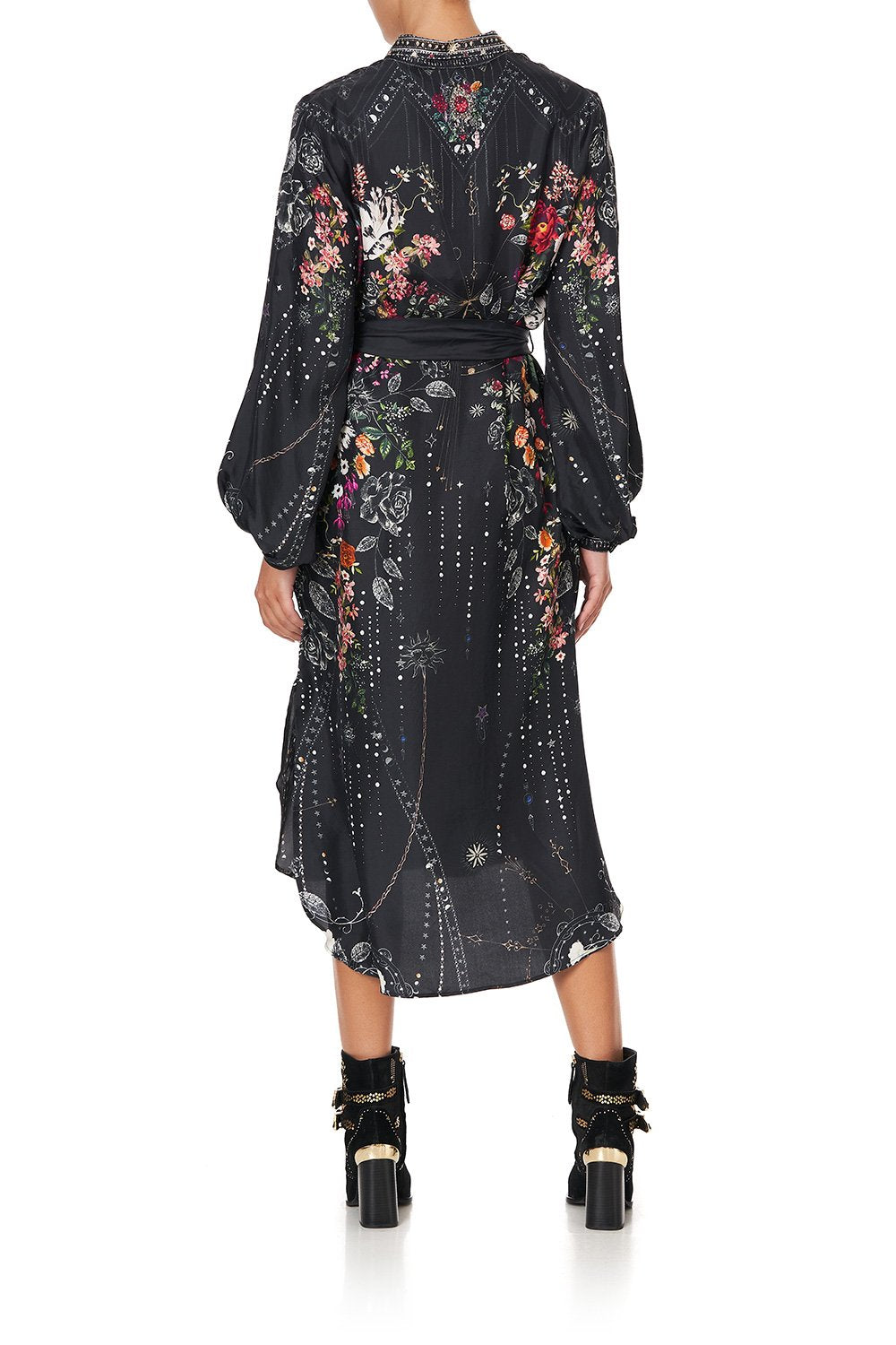 HIGH LOW MIDI SHIRT DRESS TO THE GYPSY