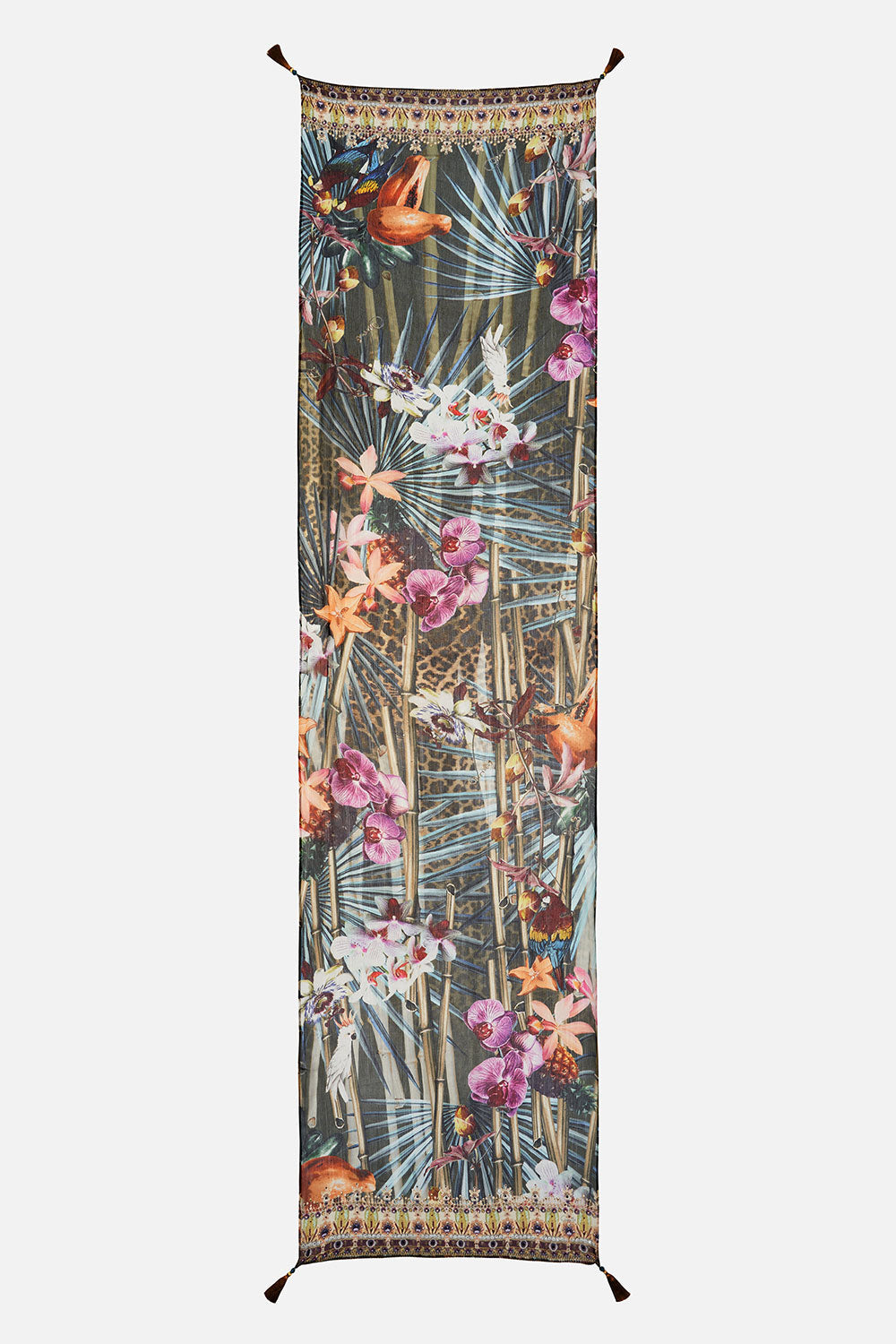 LONG SCARF PASSPORT TO PARADISE