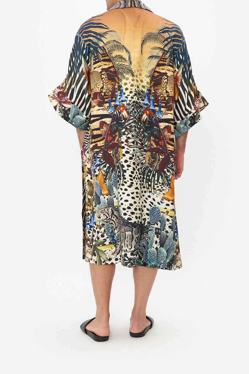 LONG LINE REVERSIBLE ROBE FOR THE LOVE OF LEO