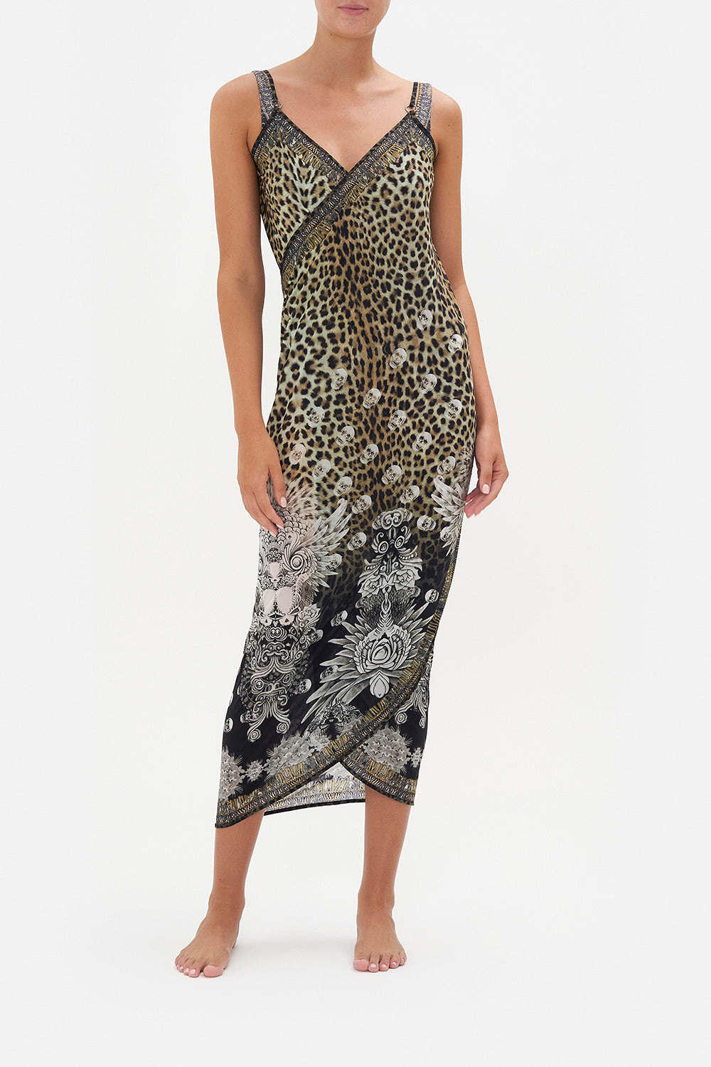 SARONG WITH STRAPS AND TRIM DETAIL ORDER OF DISORDER