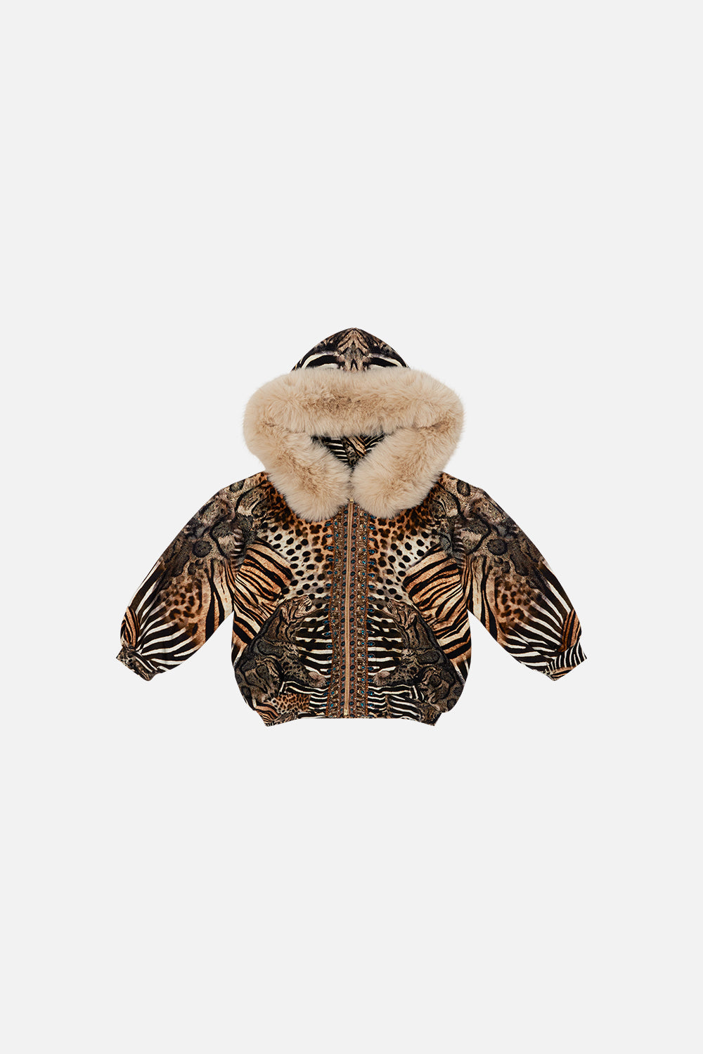 KIDS FLEECE ZIP HOODIE 4-10 FOR THE LOVE OF LEO