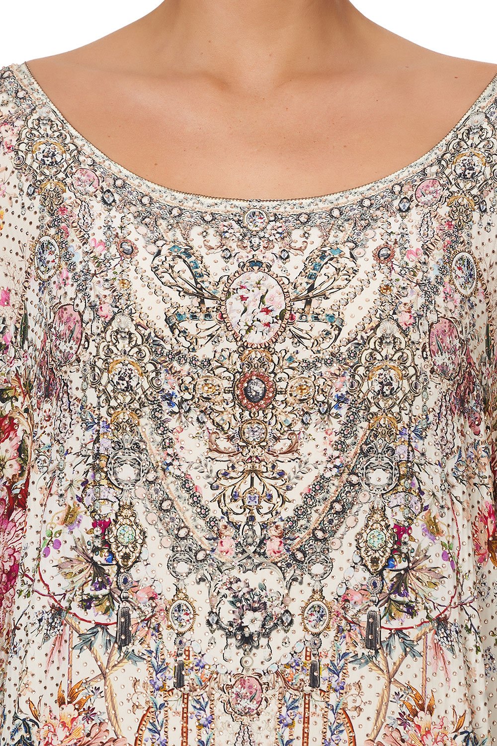 ROUND NECK KAFTAN LONDON LOOMS