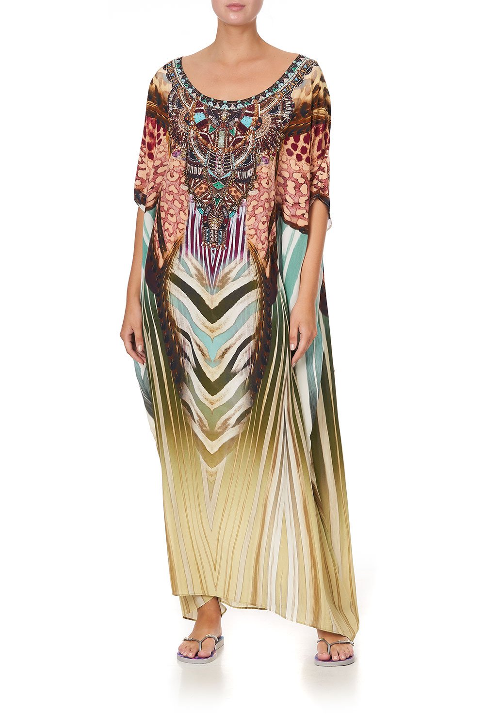 ROUND NECK KAFTAN UP ON CLOUD NINE