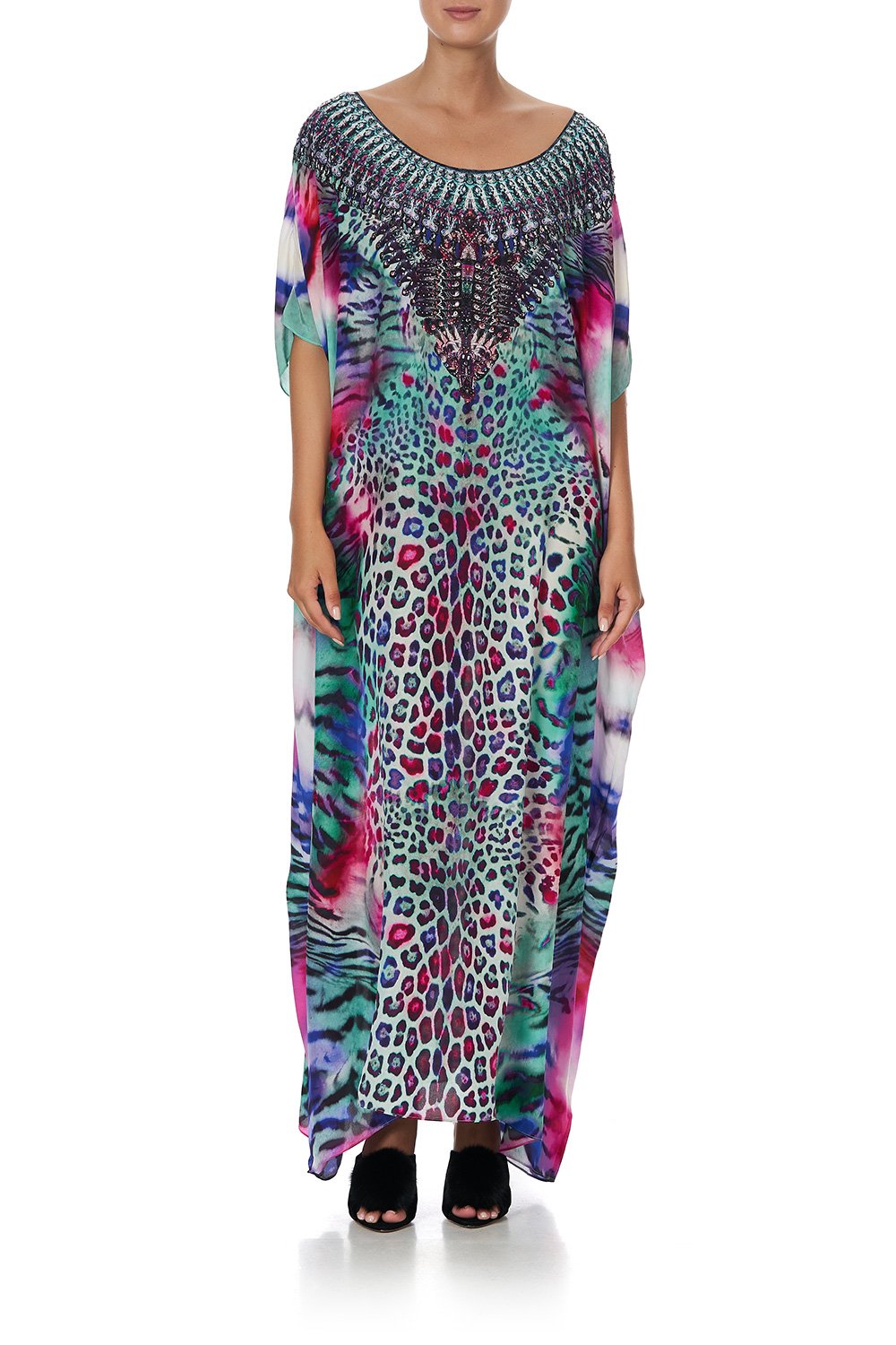 ROUND NECK KAFTAN MIGHTY MEOW