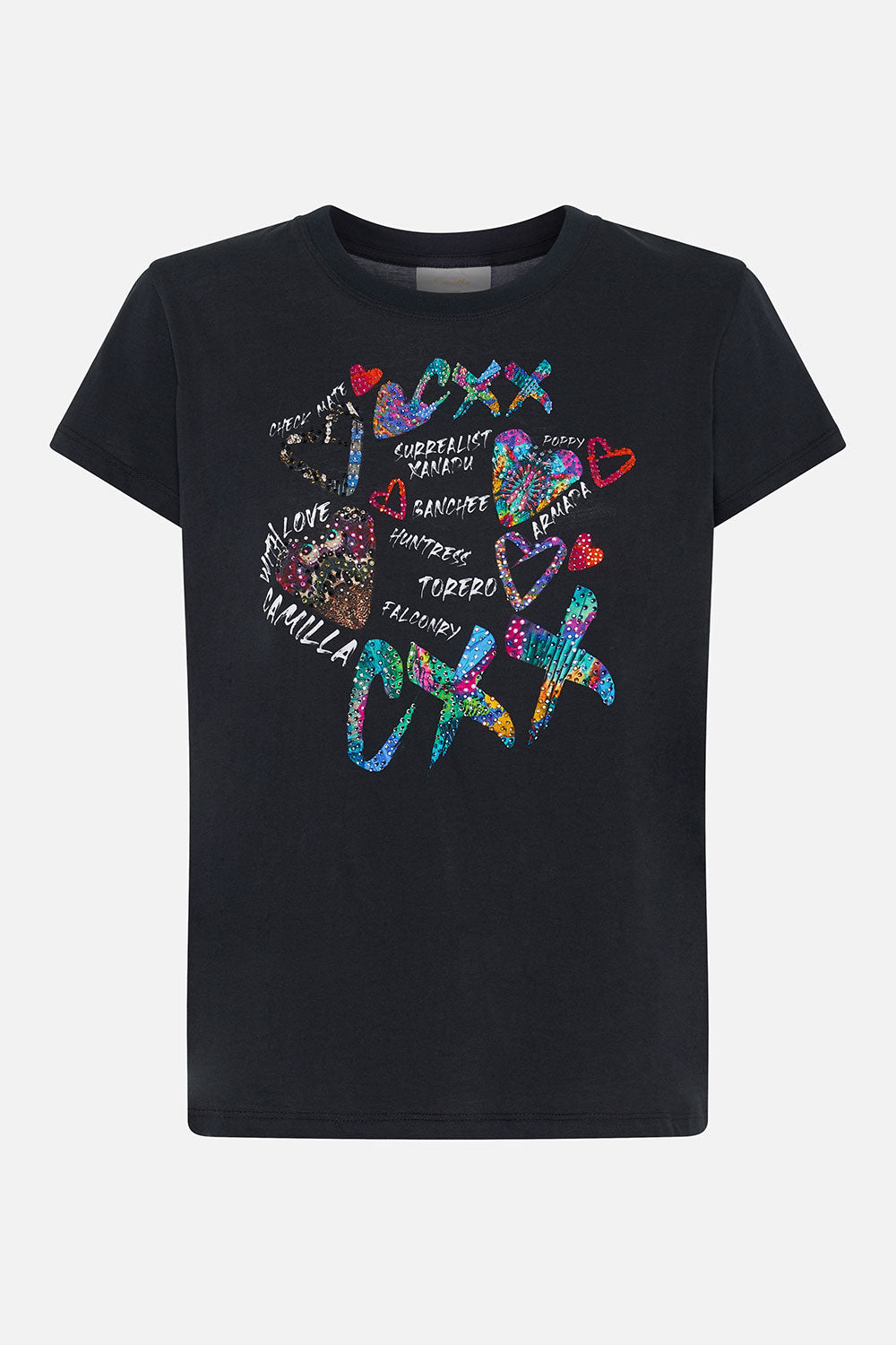 SLIM FIT ROUND NECK T-SHIRT TAGGED UP