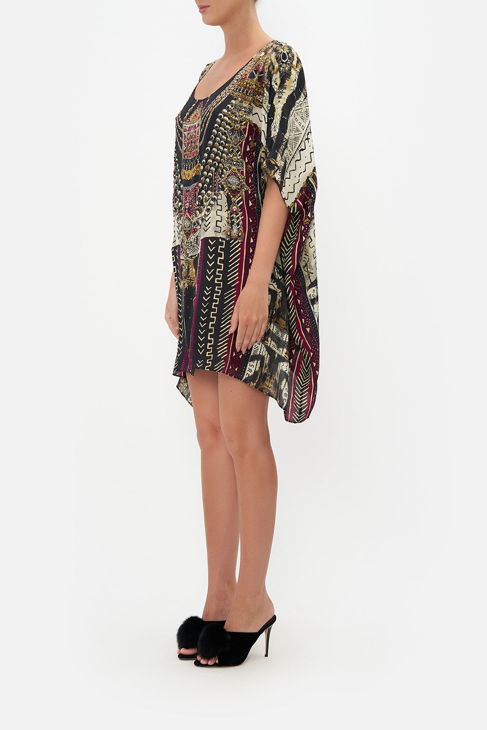 SHORT ROUND NECK KAFTAN DESERT DREAMS
