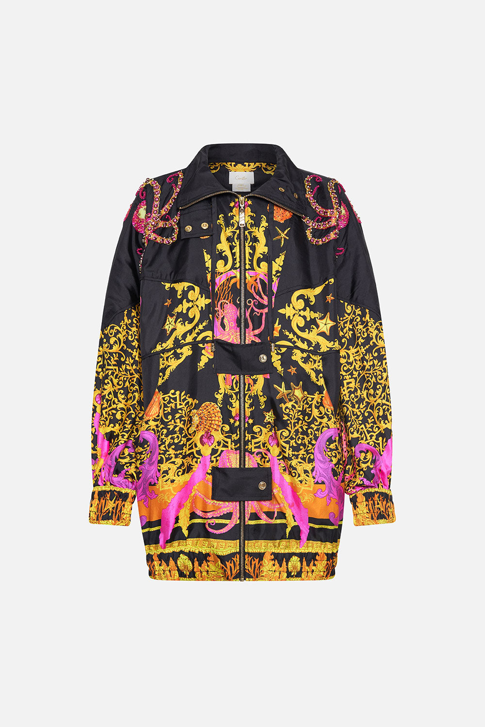 PANELLED YOKE PARKA OCTOPIA