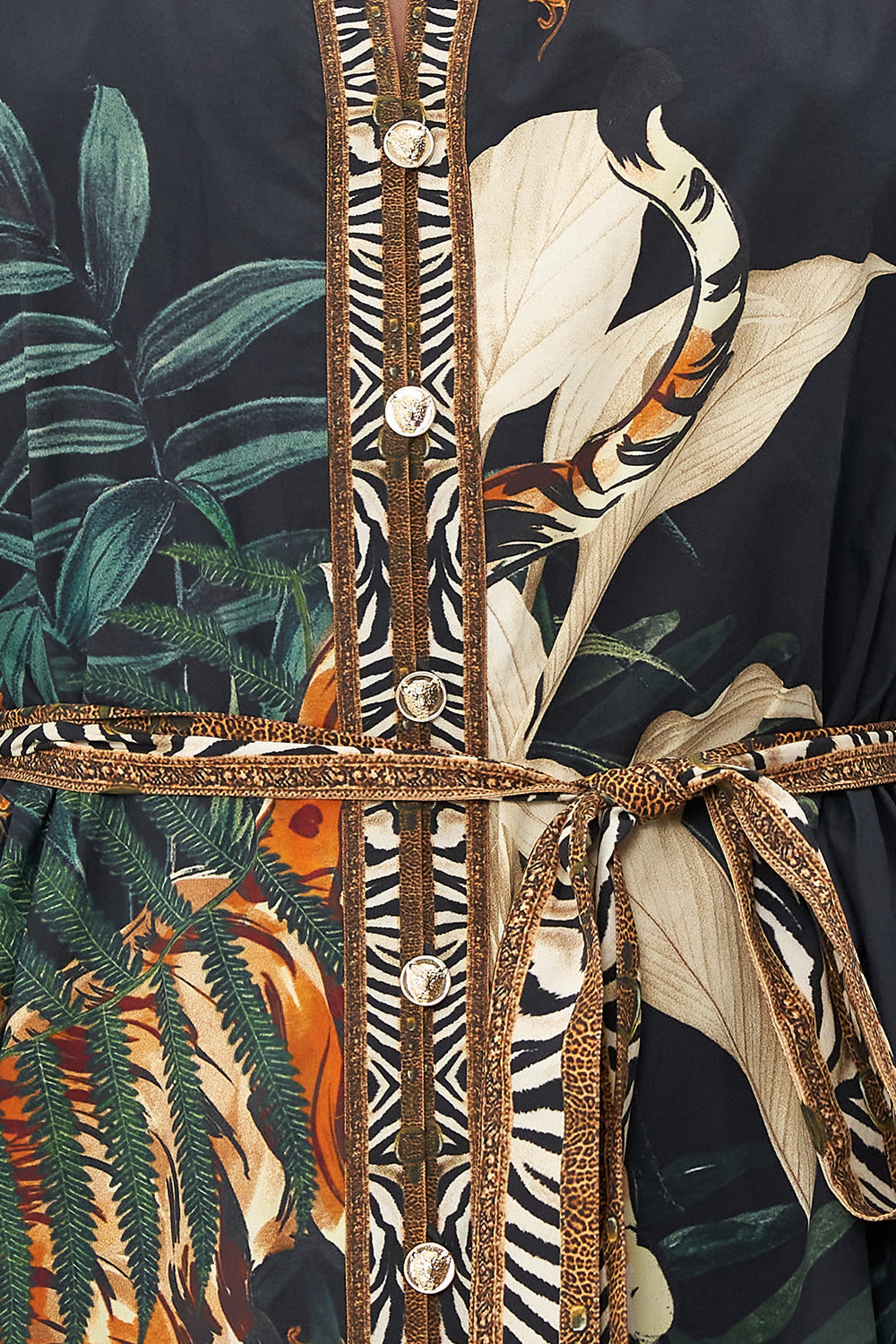 BLOUSON SLEEVE SHIRT DRESS EASY TIGER