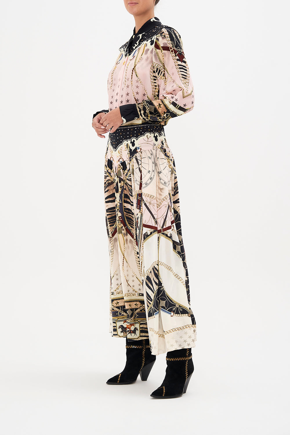 CURVED COLLAR BLOUSE I WANNA BE A COWGIRL BABY