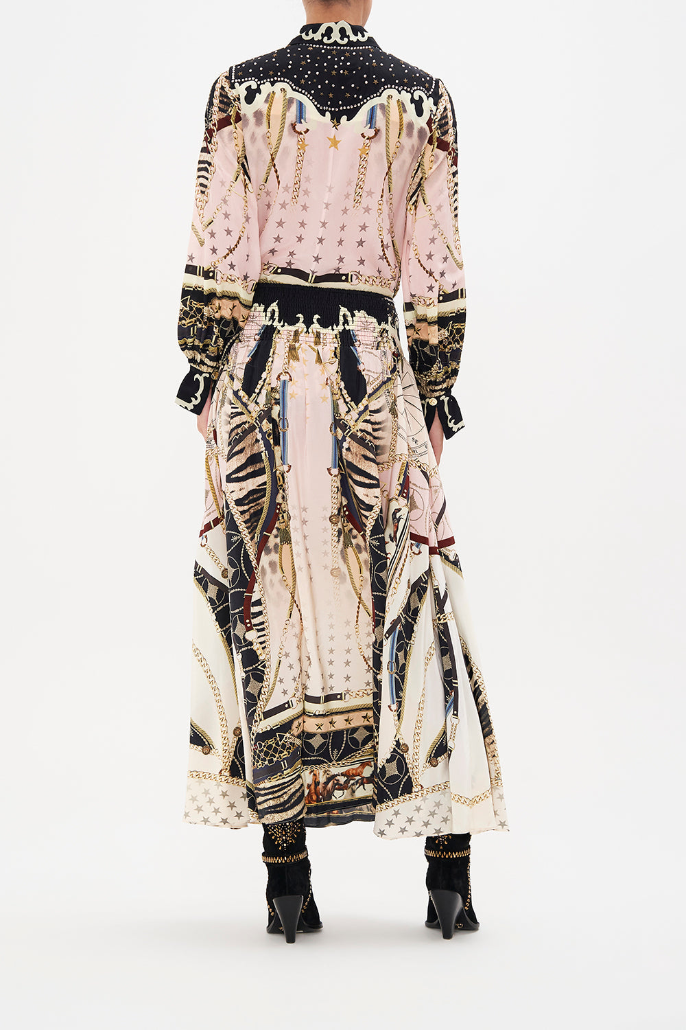 CURVED COLLAR BLOUSE I WANNA BE A COWGIRL BABY