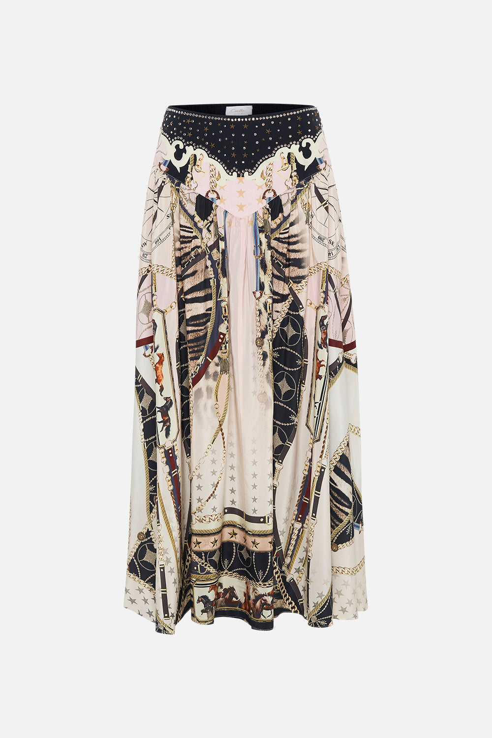 V YOKE FULL LENGTH SKIRT I WANNA BE A COWGIRL BABY