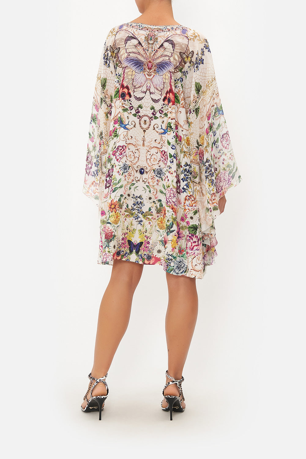 RAGLAN SLEEVE FLARED KAFTAN QUEENS BEE HIVE