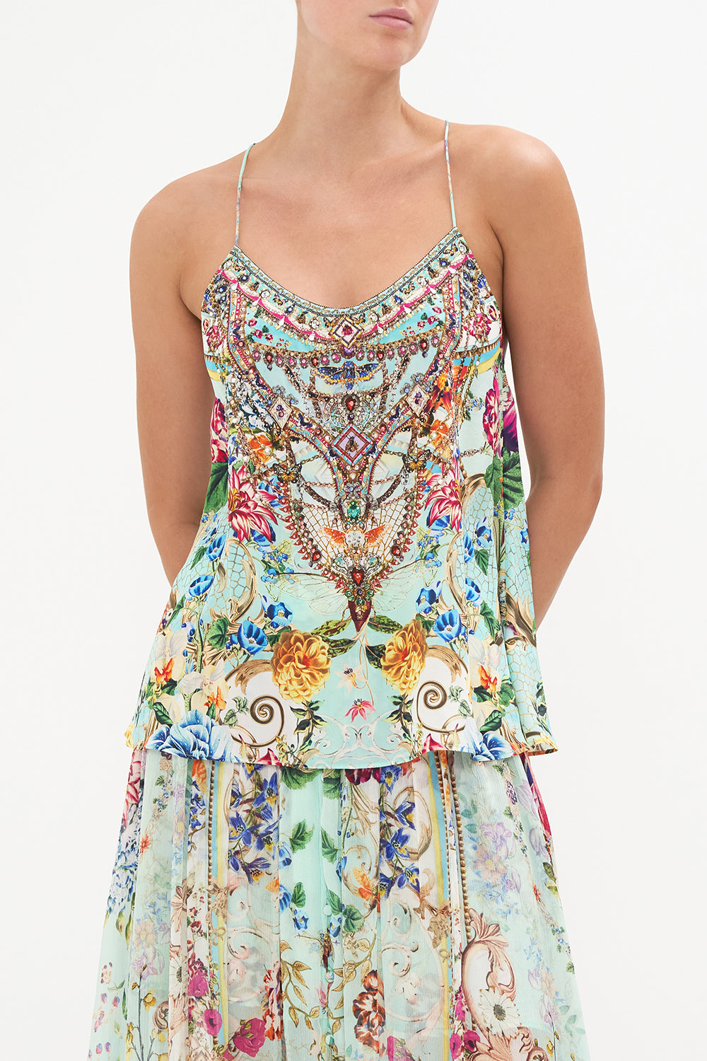 T BACK SHOESTRING TOP HONEY HONEY