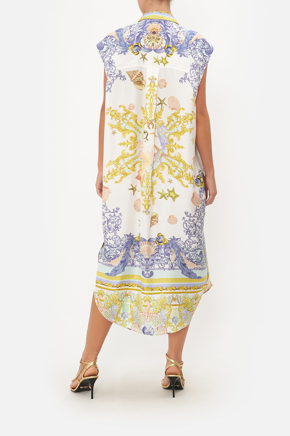 MIDI TUNIC SHIRT DRESS STAR OF THE SEA