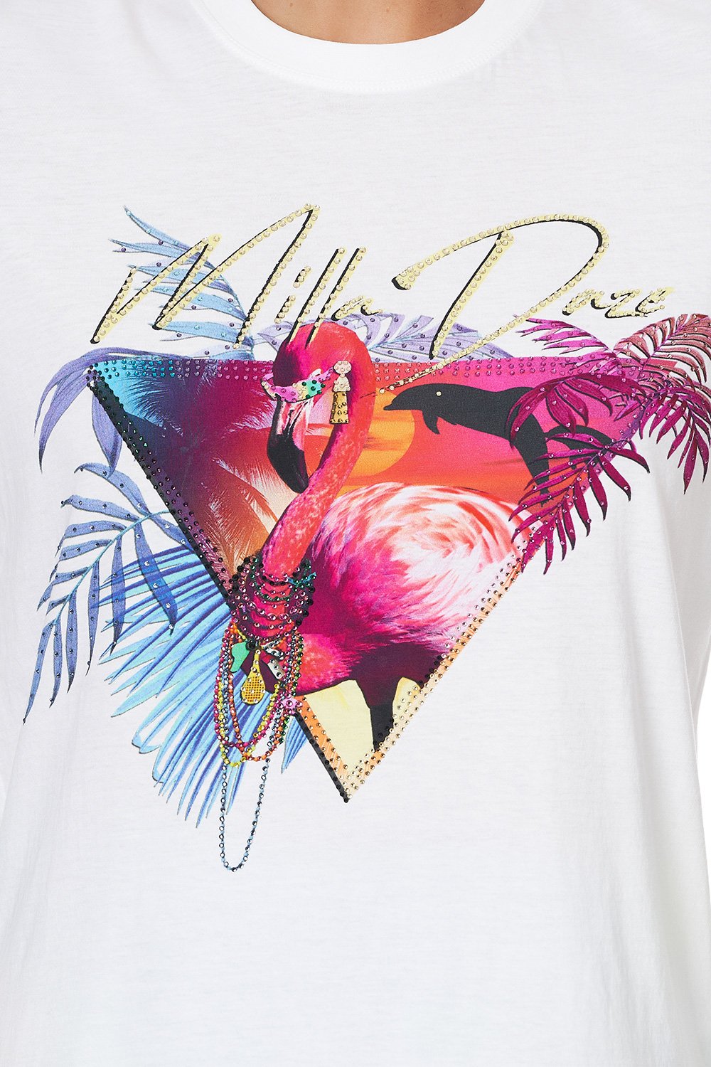 SLIM FIT ROUND NECK T-SHIRT WHATS YOUR VICE