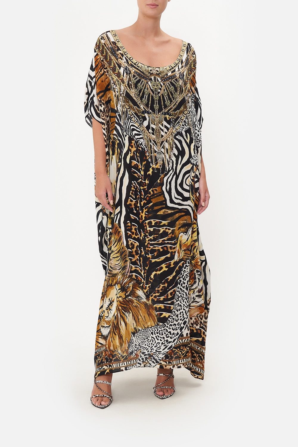 ROUND NECK KAFTAN WHATS NEW PUSSYCAT