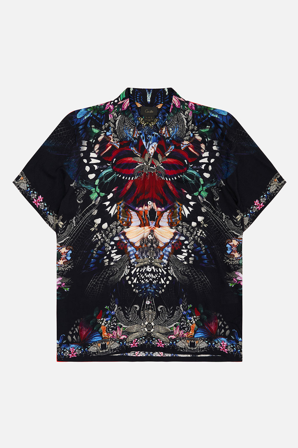 SHORT SLEEVE CAMP COLLARED SHIRT FLUTTER BY