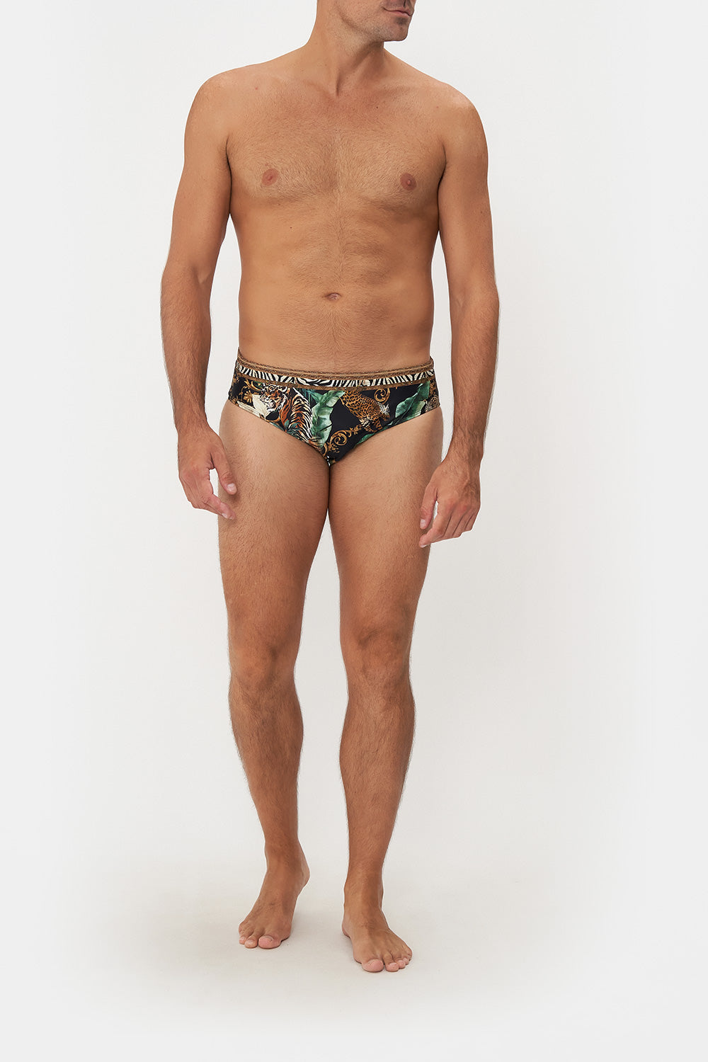 SWIM BRIEF EASY TIGER