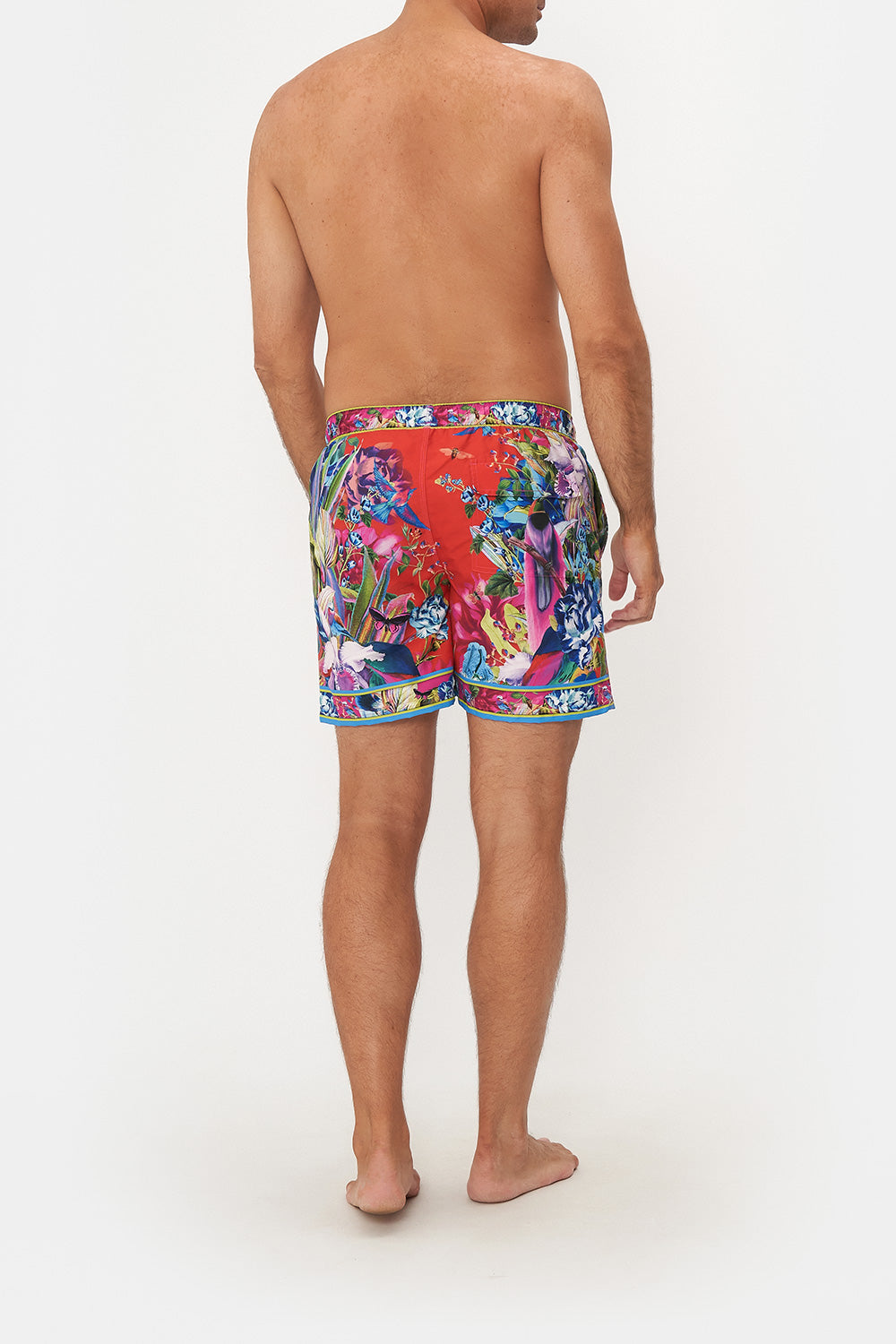 ELASTIC WAIST BOARDSHORT BIRDS OF A FEATHER