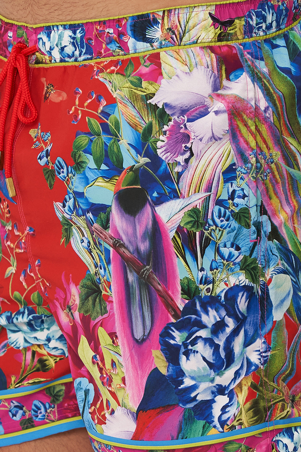 ELASTIC WAIST BOARDSHORT BIRDS OF A FEATHER