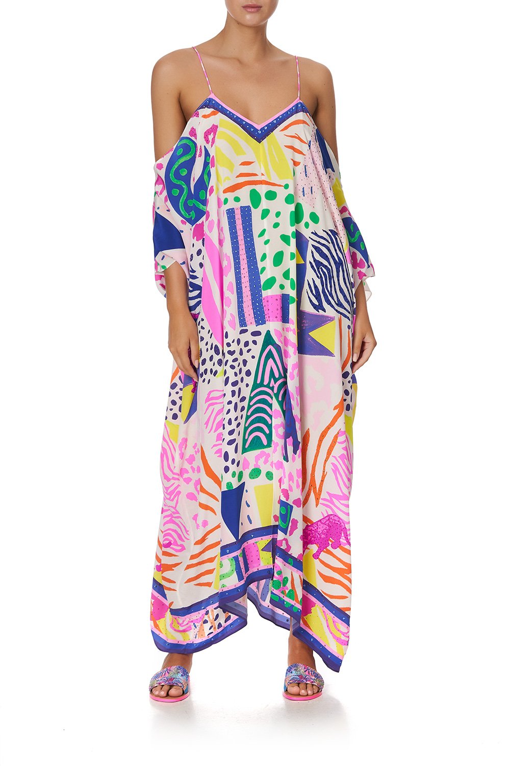 SHOESTRING STRAP KAFTAN BONZA BABE