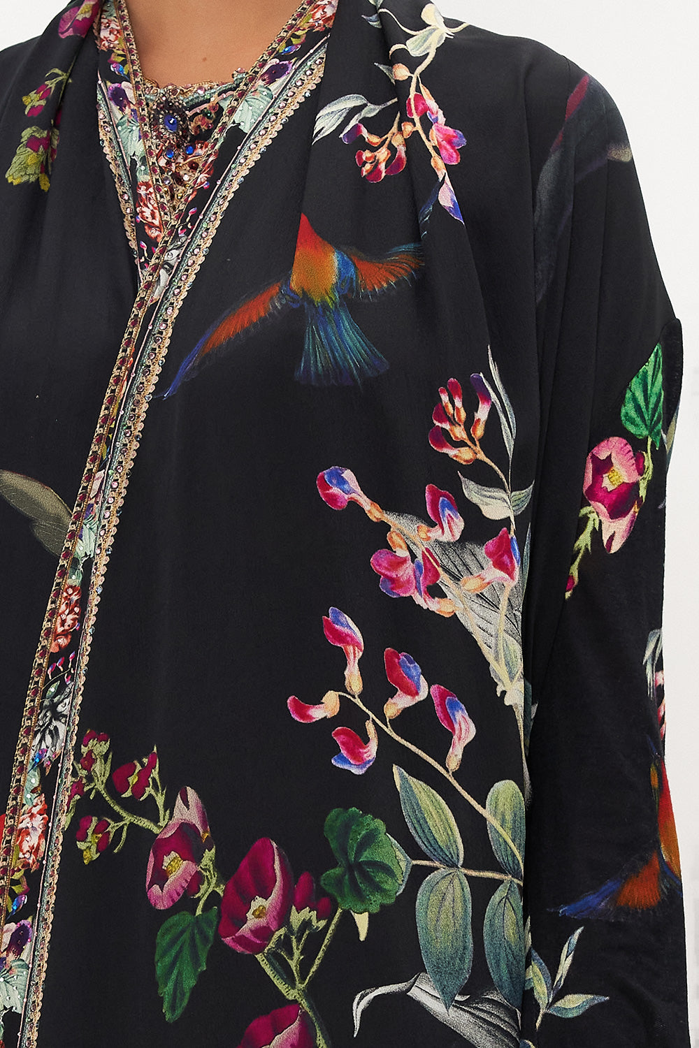 LONG CASUAL JACKET WITH POCKETS PARADISO PLACE