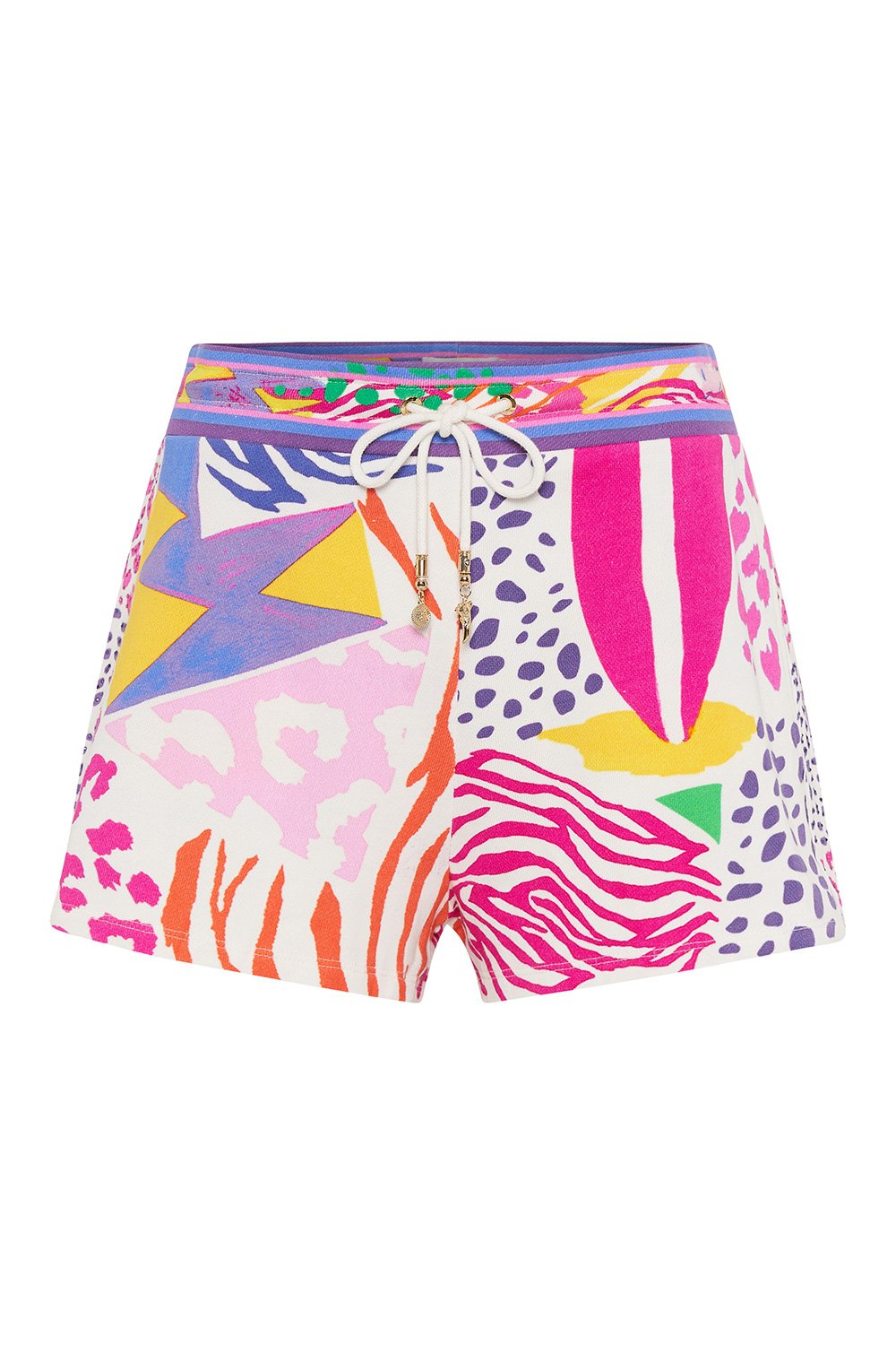 TERRY SHORT WITH CONTRAST STRIPE BONZA BABE