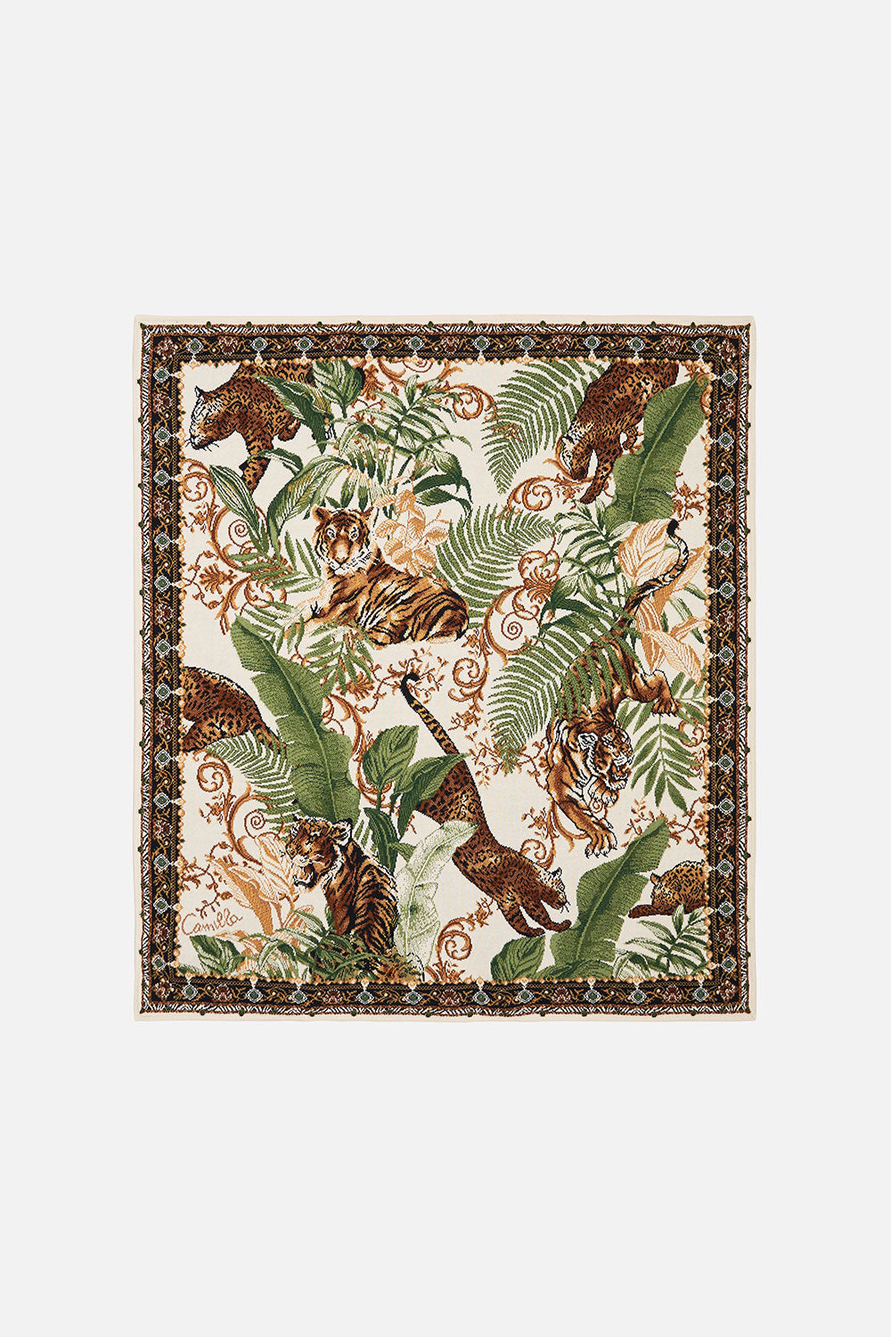 BABIES JACQUARD BLANKET TIGER TRAP