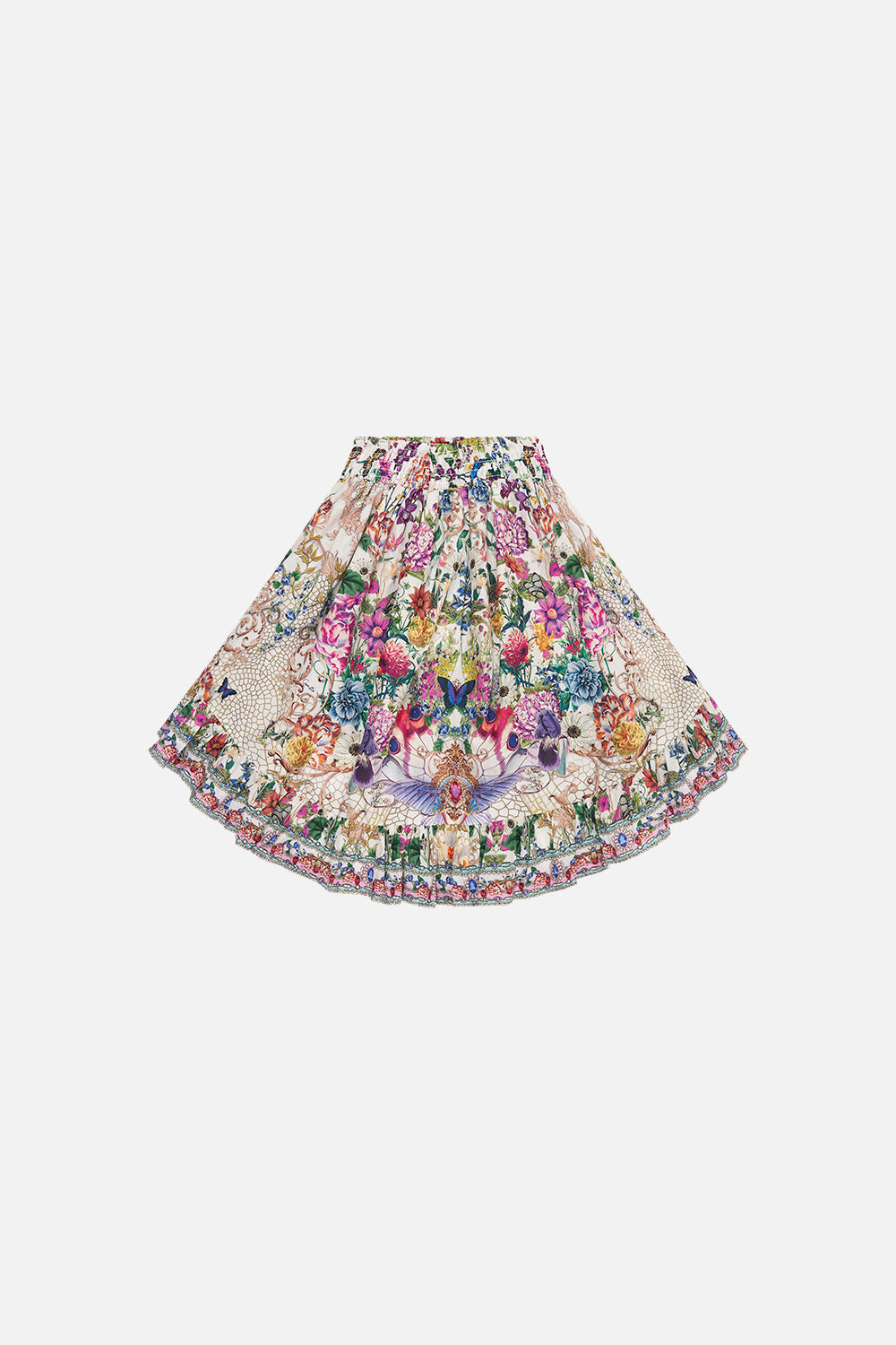 KIDS HIGH LOW HEM SKIRT 4-10 QUEENS BEE HIVE