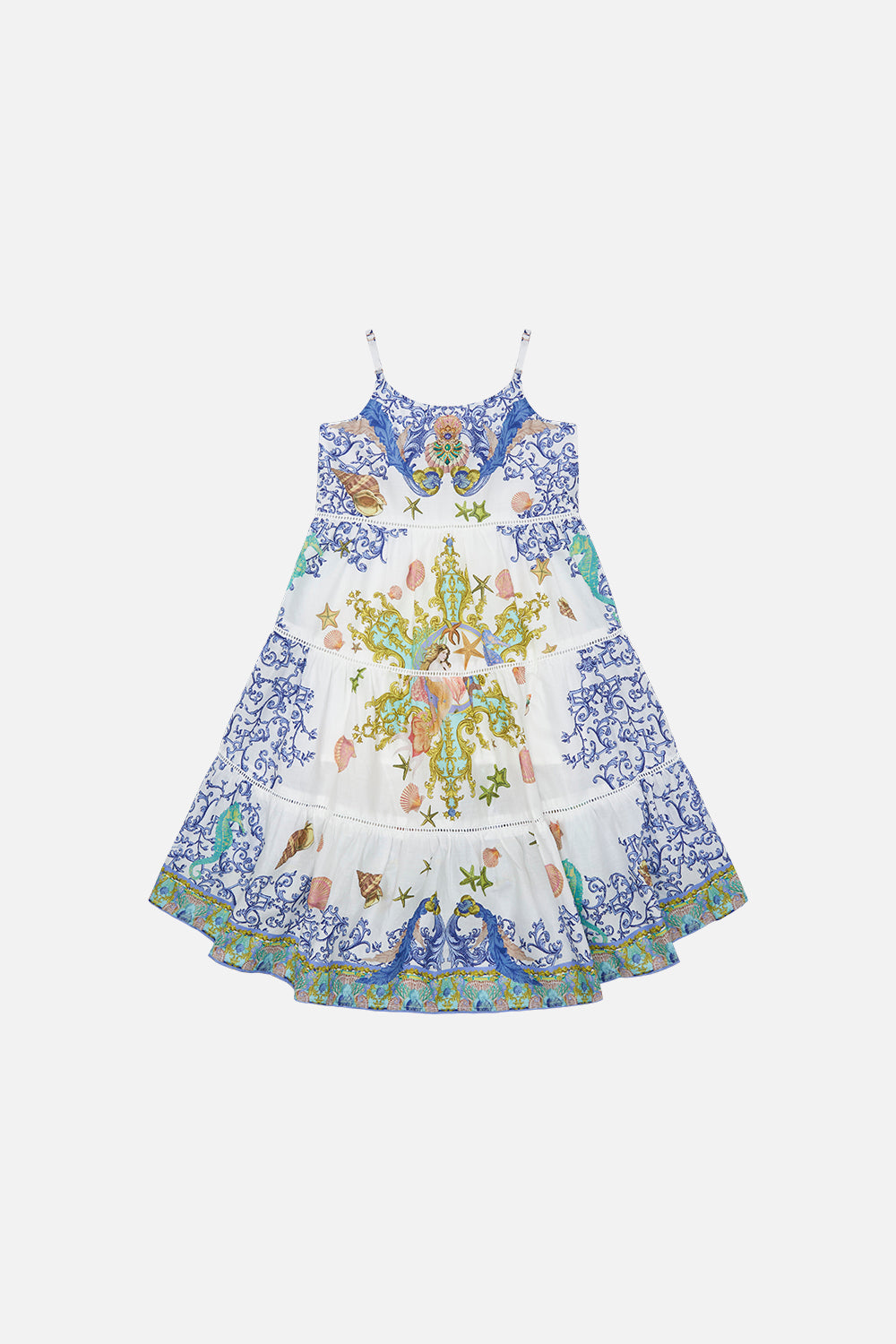 KIDS HIGH LOW HEM DRESS 12-14 STAR OF THE SEA