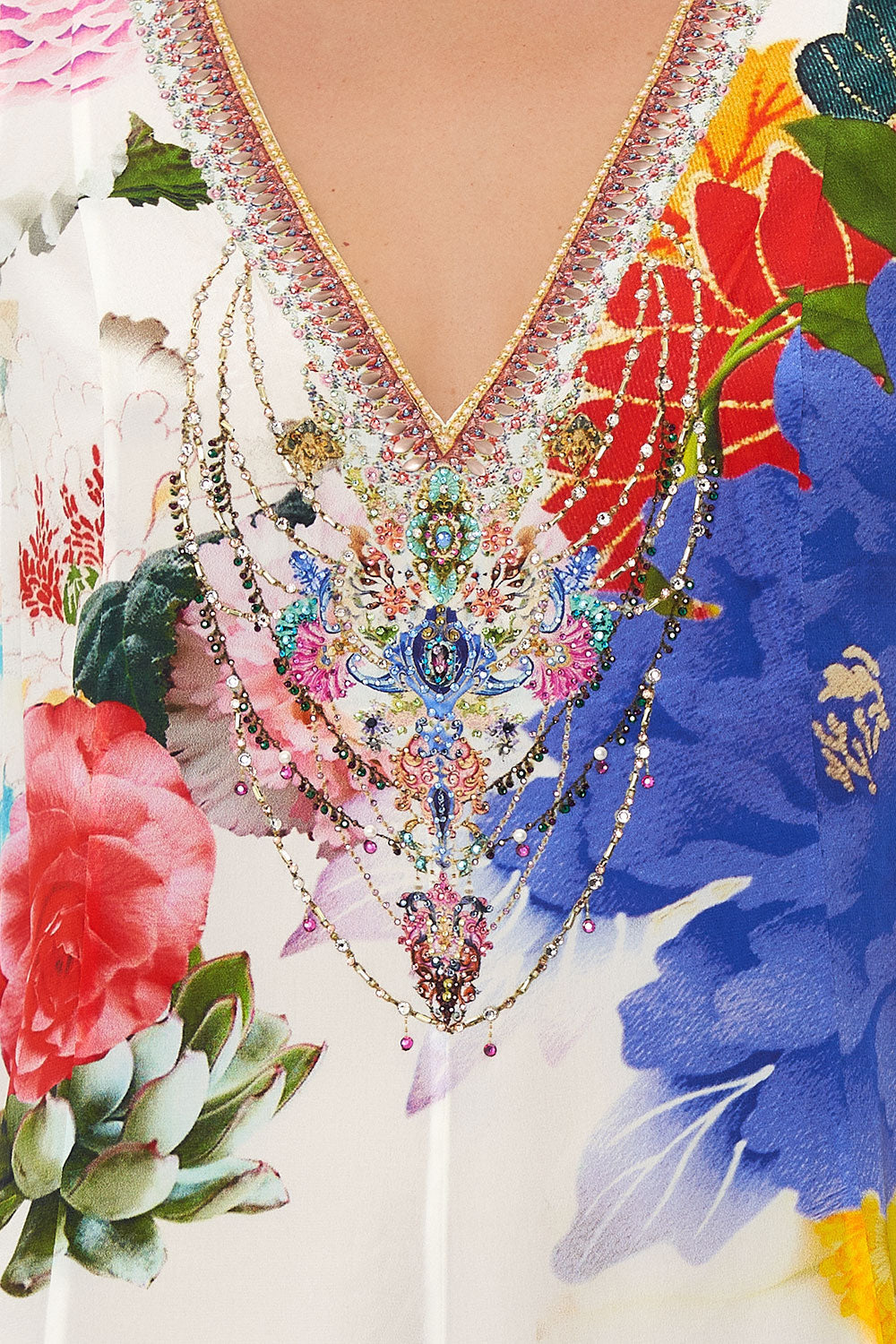 RUFFLE HEM PLAYSUIT MEMORIES OF A GARDEN