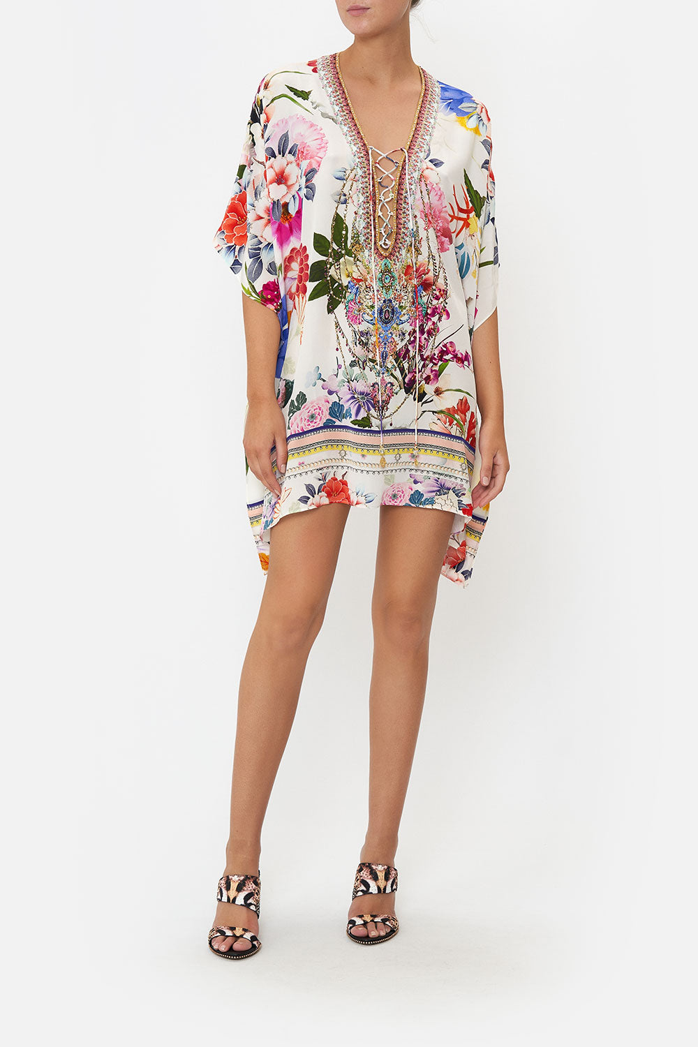 SHORT LACE UP KAFTAN MEMORIES OF A GARDEN