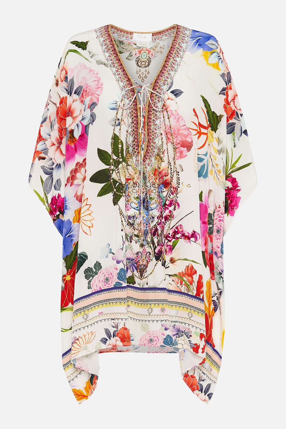 SHORT LACE UP KAFTAN MEMORIES OF A GARDEN