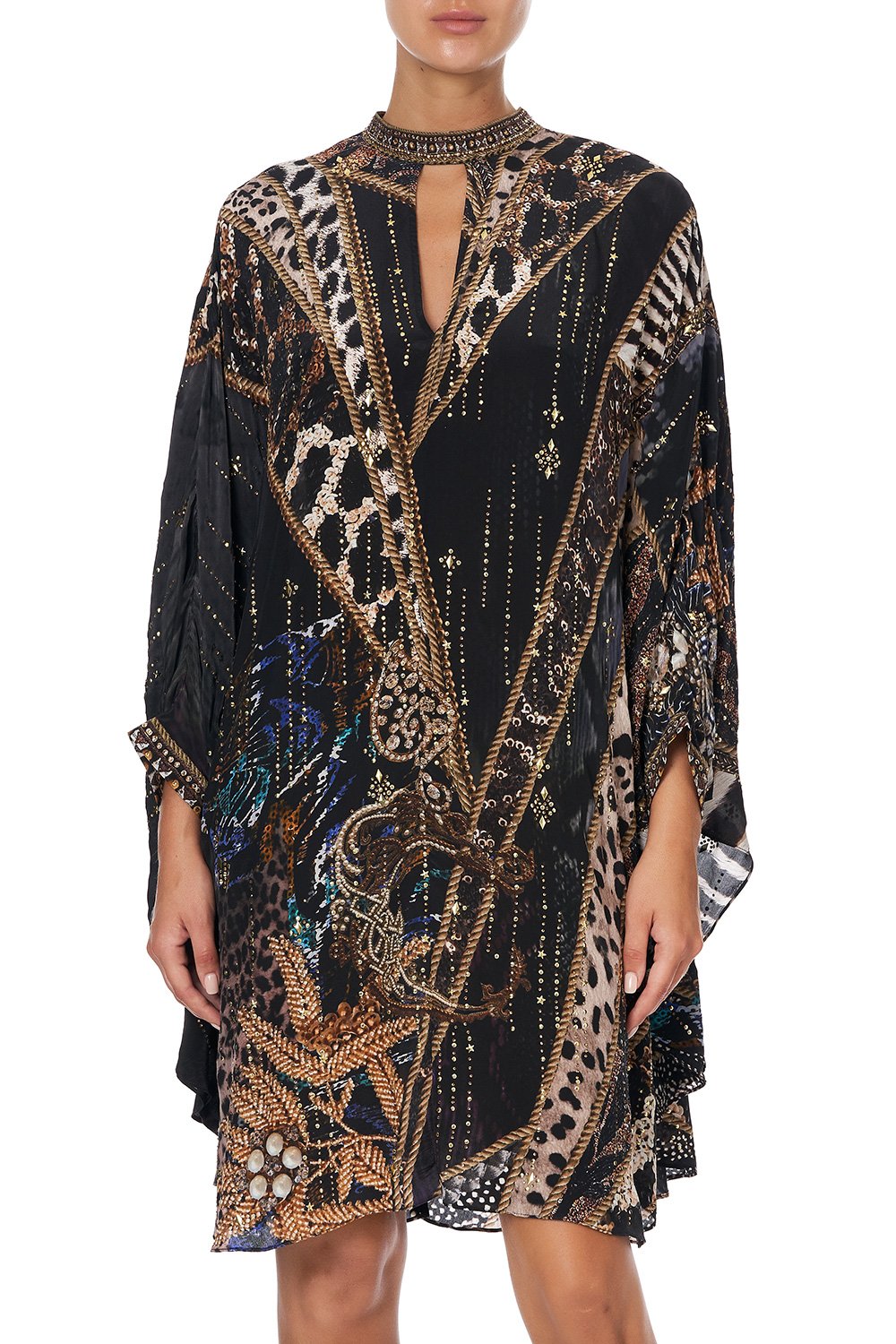 SHORT KAFTAN WITH HIGH NECK LADY STARDUST