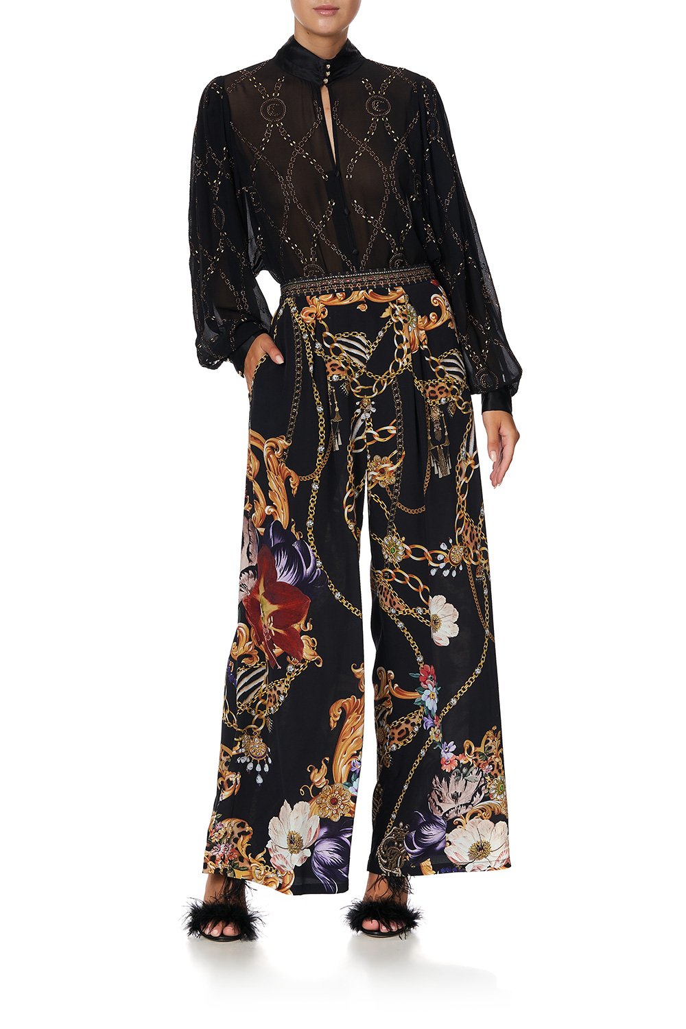 TUCK FRONT PANT A NIGHT IN THE 90S