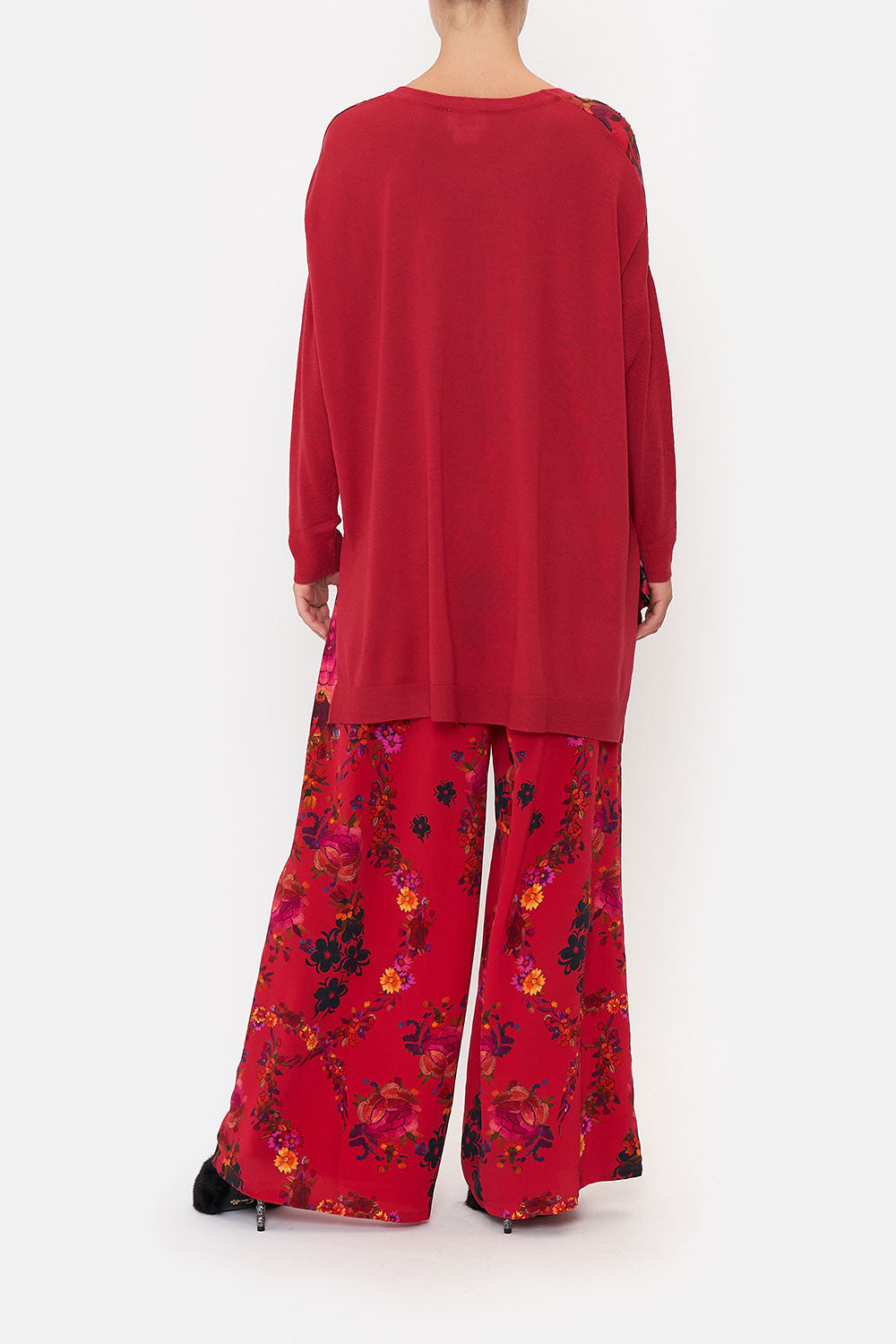 DROP SHOULDER BOX KNIT VIEW FROM THE VEIL