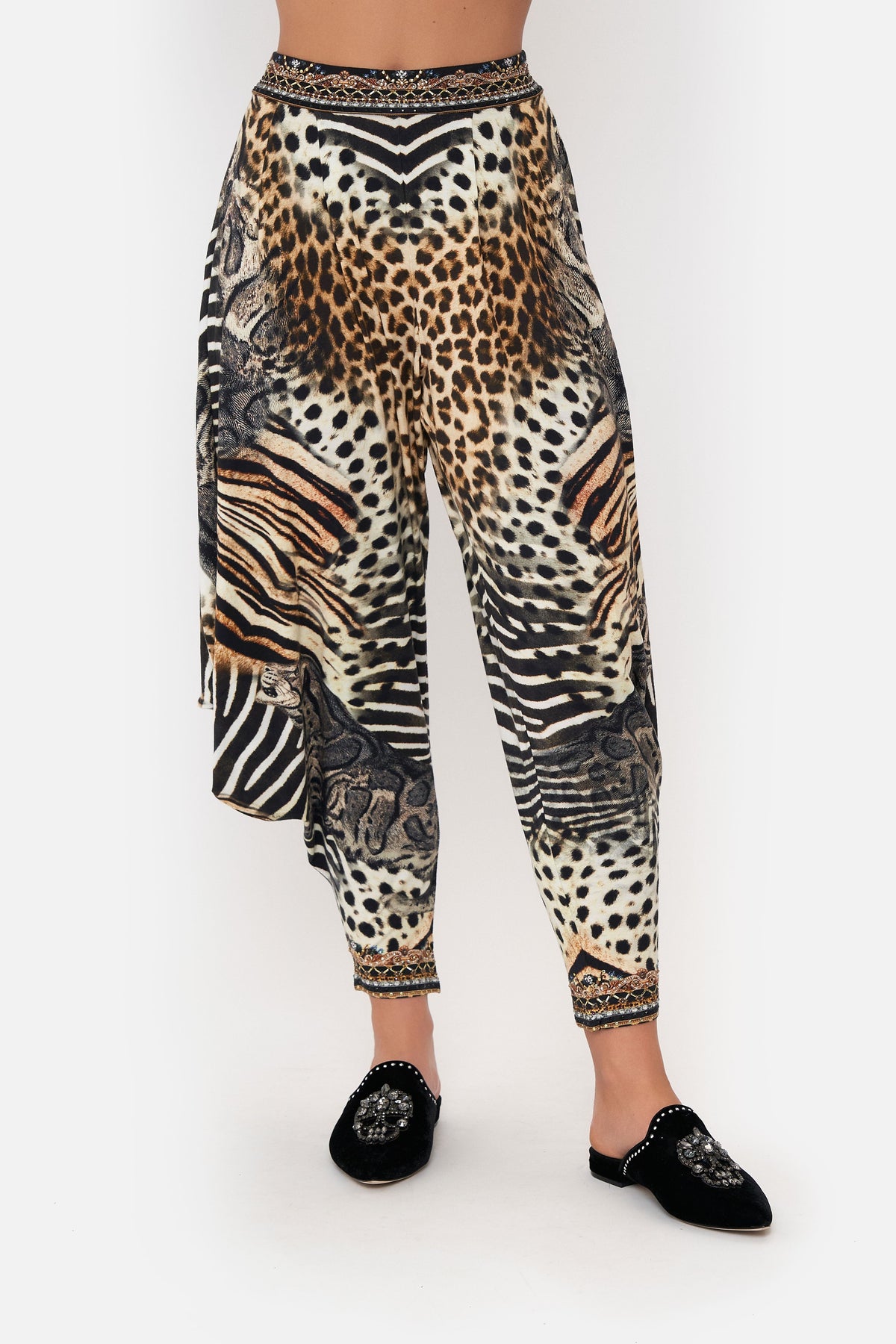 JERSEY DRAPE PANT WITH POCKET FOR THE LOVE OF LEO