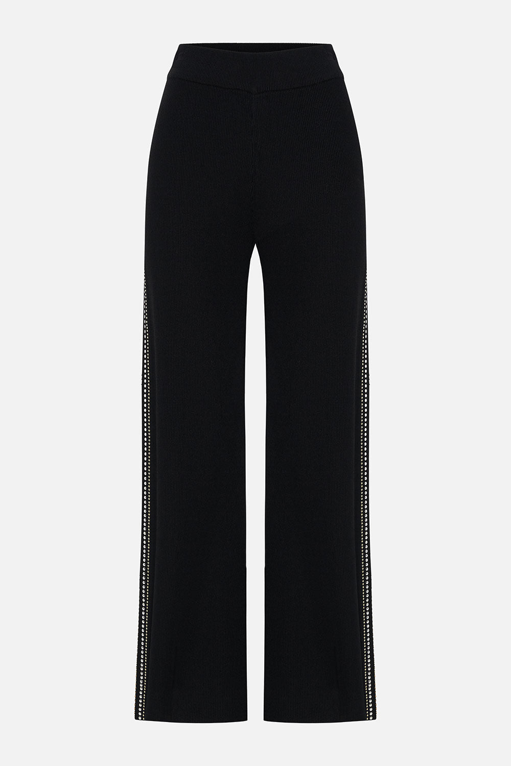 FLARED JACQUARD KNIT PANT DANCE WITH DUENDE