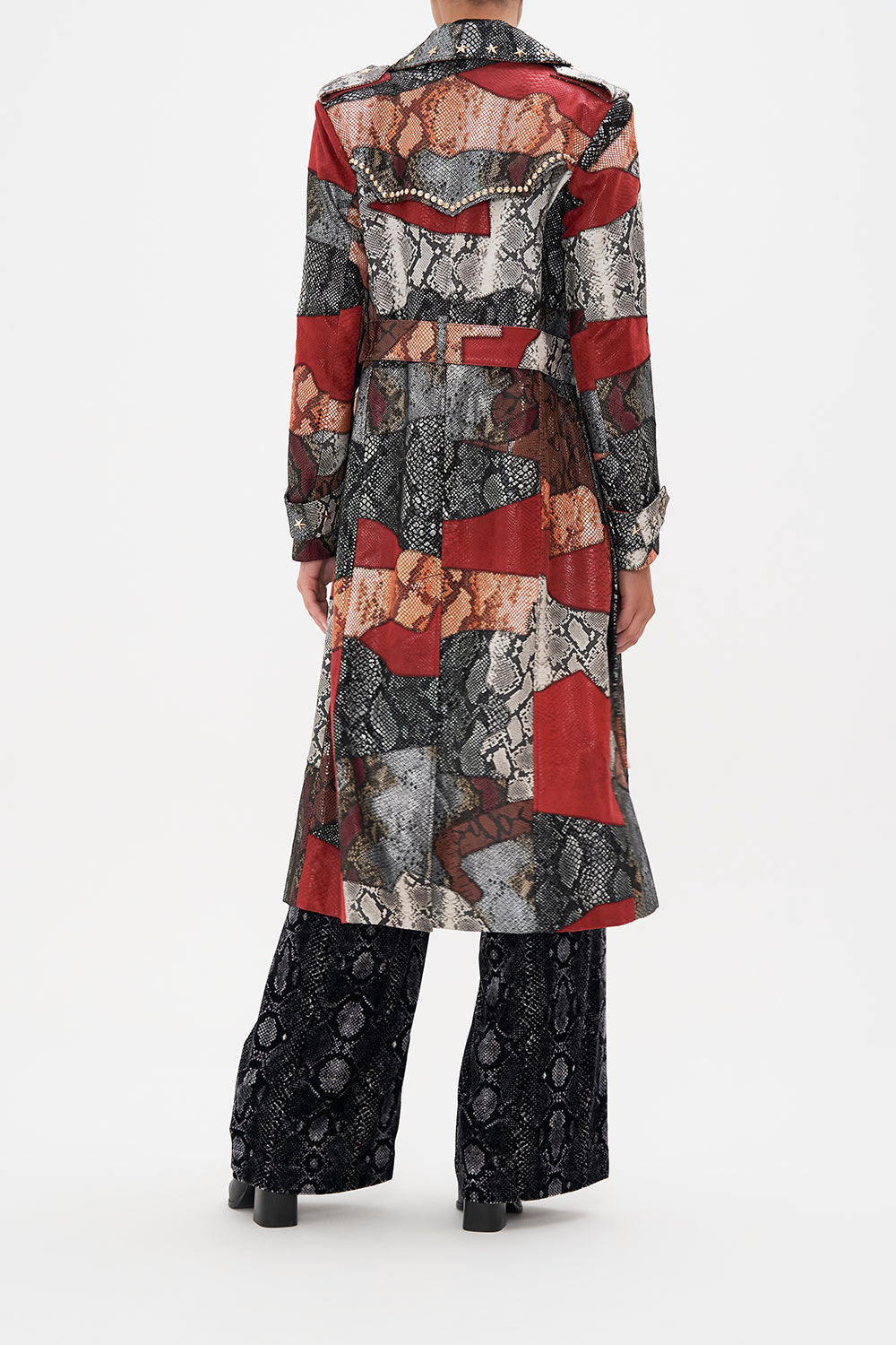 LEATHER TRENCH COAT BOSS OF THE BRUMBIES