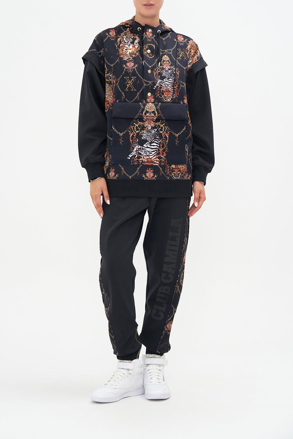 HOODIE WITH FRONT OPENING KNIGHTS OF JAGGIS TABLE