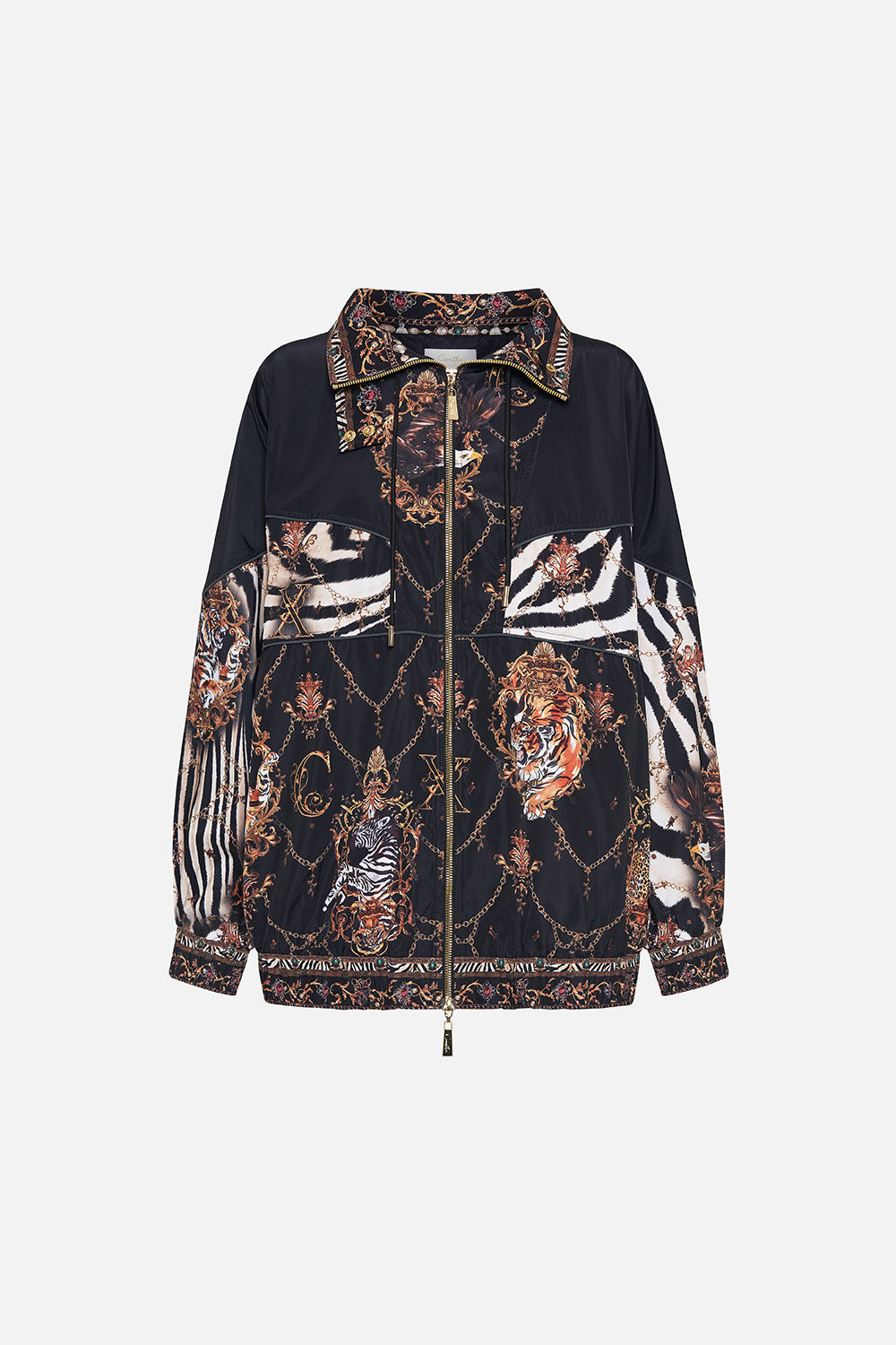 OVERSIZED ZIP FRONT HOODIE KNIGHTS OF JAGGIS TABLE