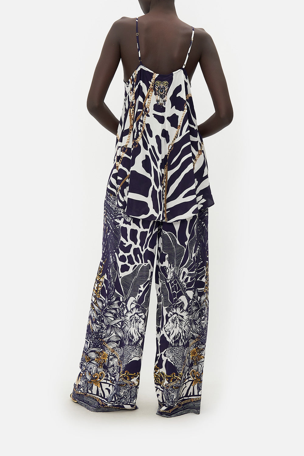 HALTER TOP WITH HARDWARE WHERES YOUR HEAD AT