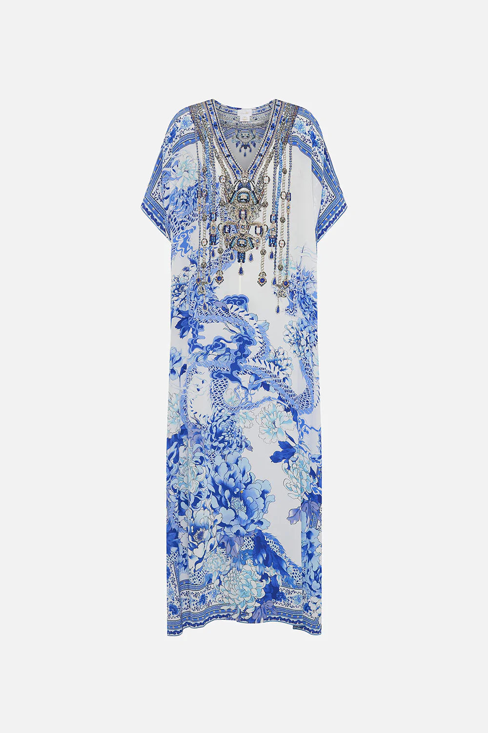 SLIM FIT KAFTAN WITH SPLIT HEART OF A DRAGON