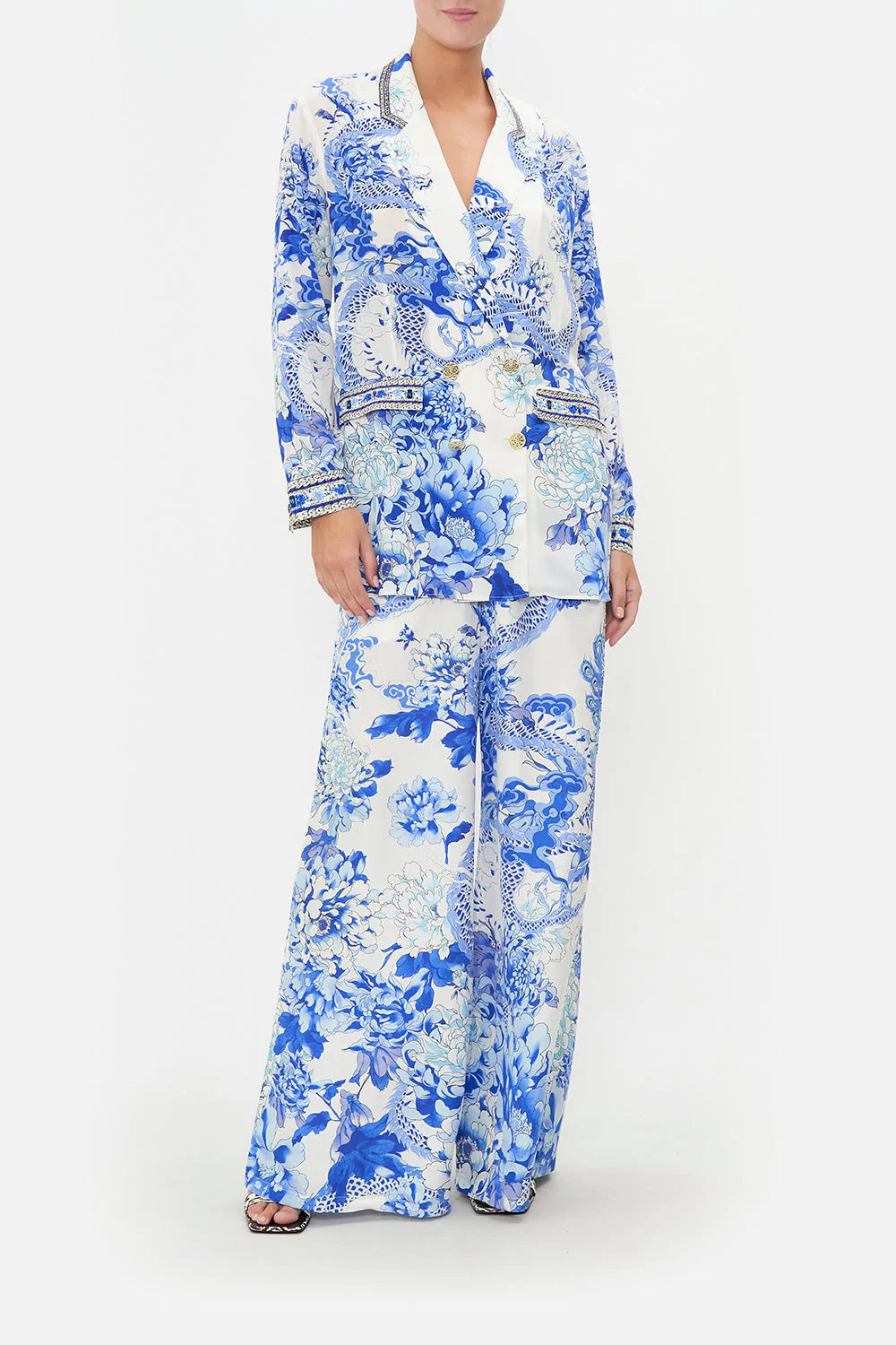 DOUBLE BREASTED SOFT JACKET HEART OF A DRAGON