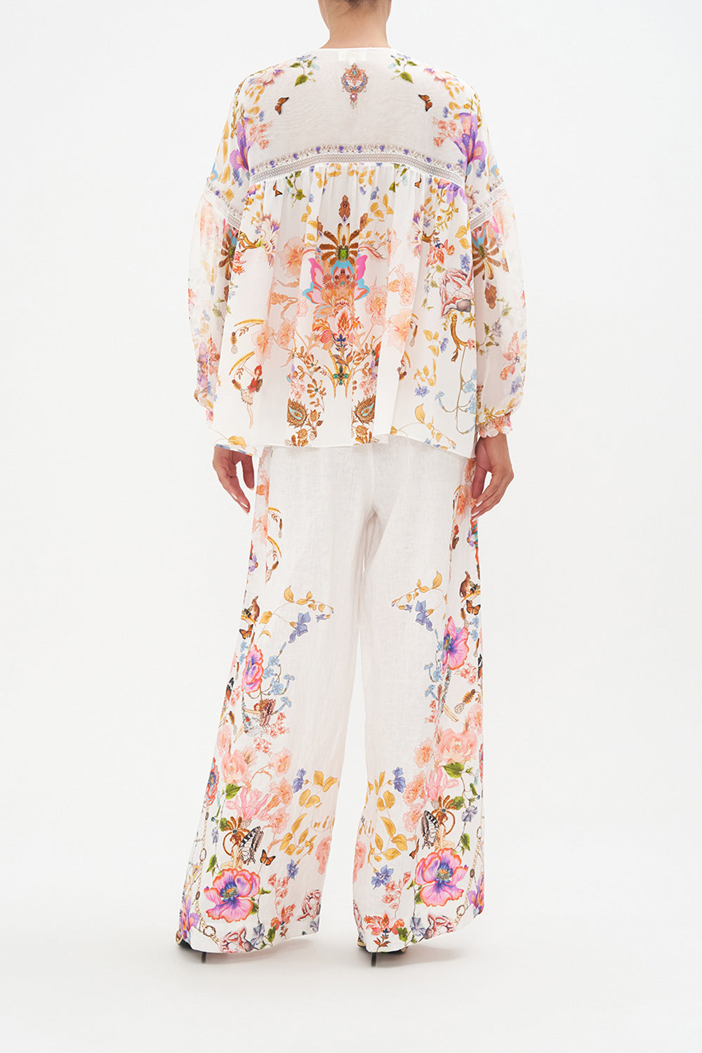 BLOUSON BLOUSE WITH NECK TIE SPIDER GIRL