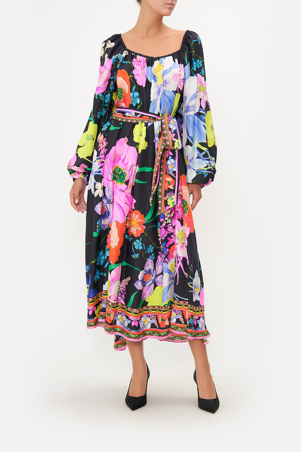 GATHERED FLARED DRESS AWAY WITH THE FAIRIES